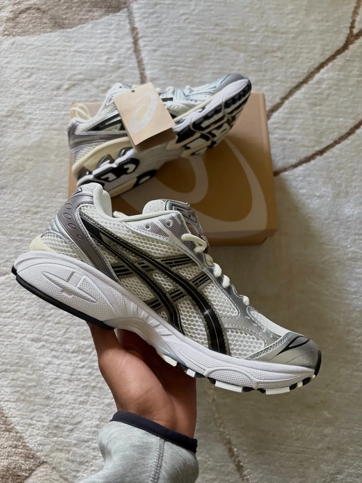 Asics (gel-Kayano 14 Cream/Black) Taille 42,5 – Asics – cream/black – taille EU 42 4