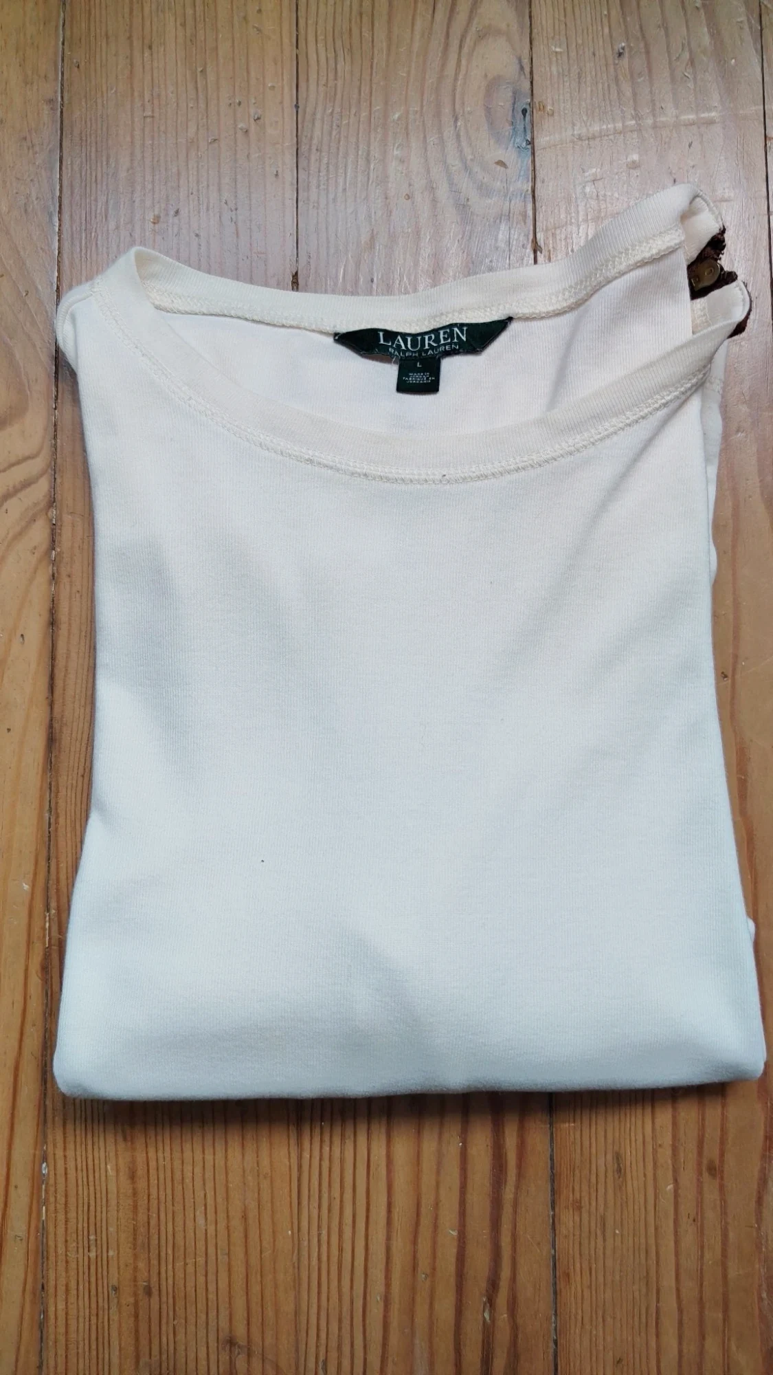 T-shirt manches longues Lauren Ralph Lauren coudières
