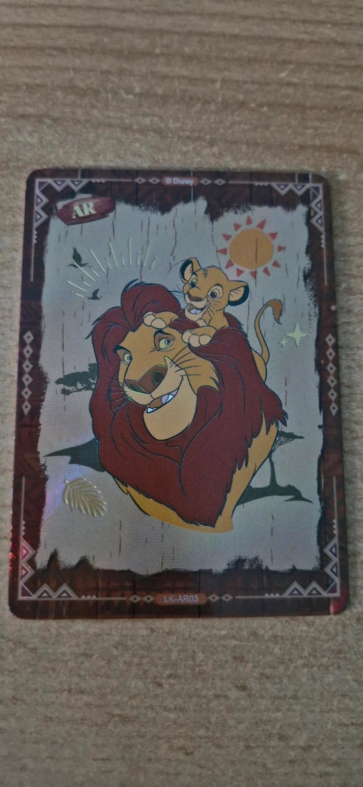 Carte Simba et Mufasa