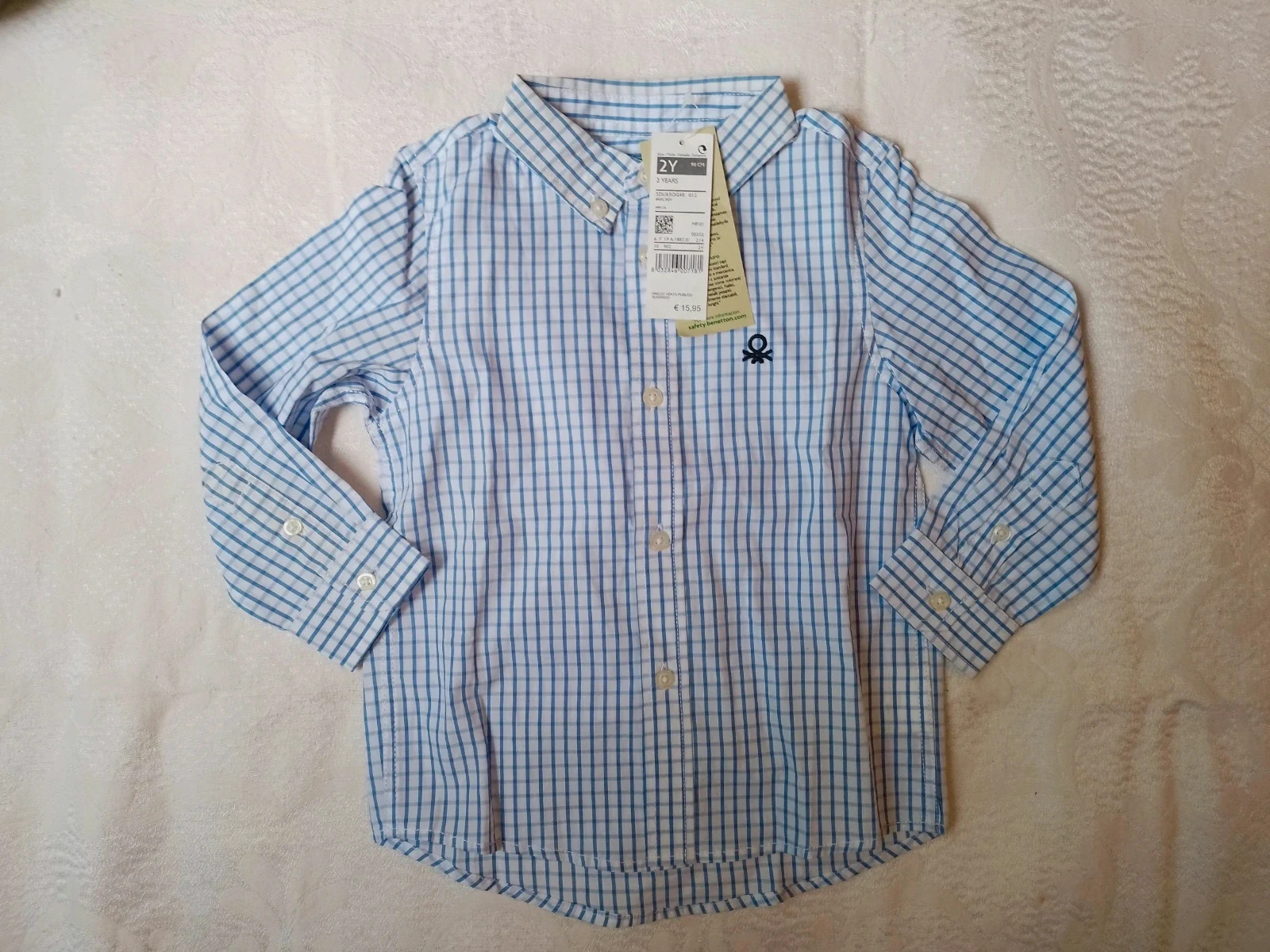 United Colors of Benetton checked shirt size 2 years