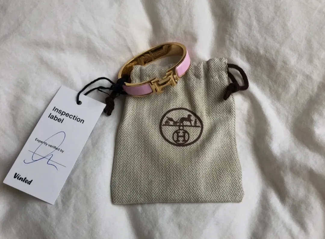 Bracelet Hermès Clic H - GM Or Rose  – Hermès – or rose – taille Taille unique 2