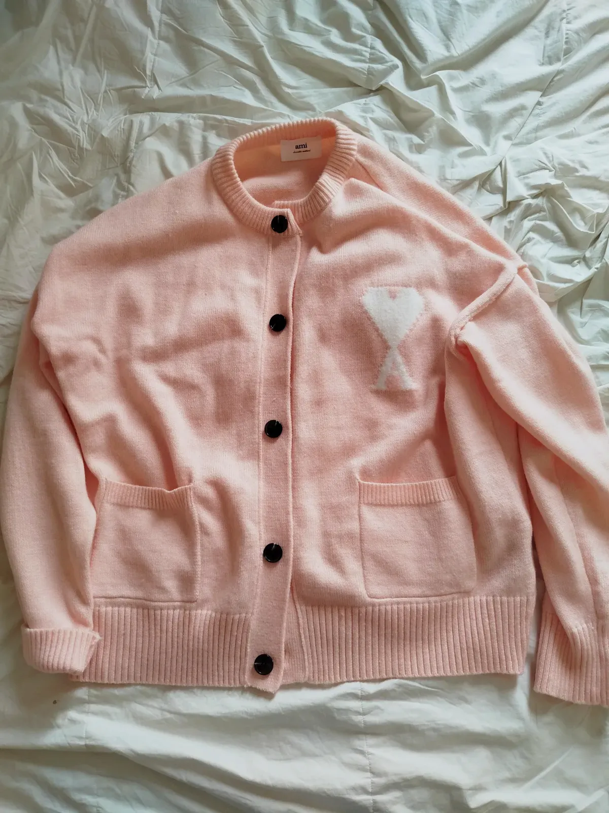 Pull ami rose poudré taille M – ami – rose poudré – taille M 3