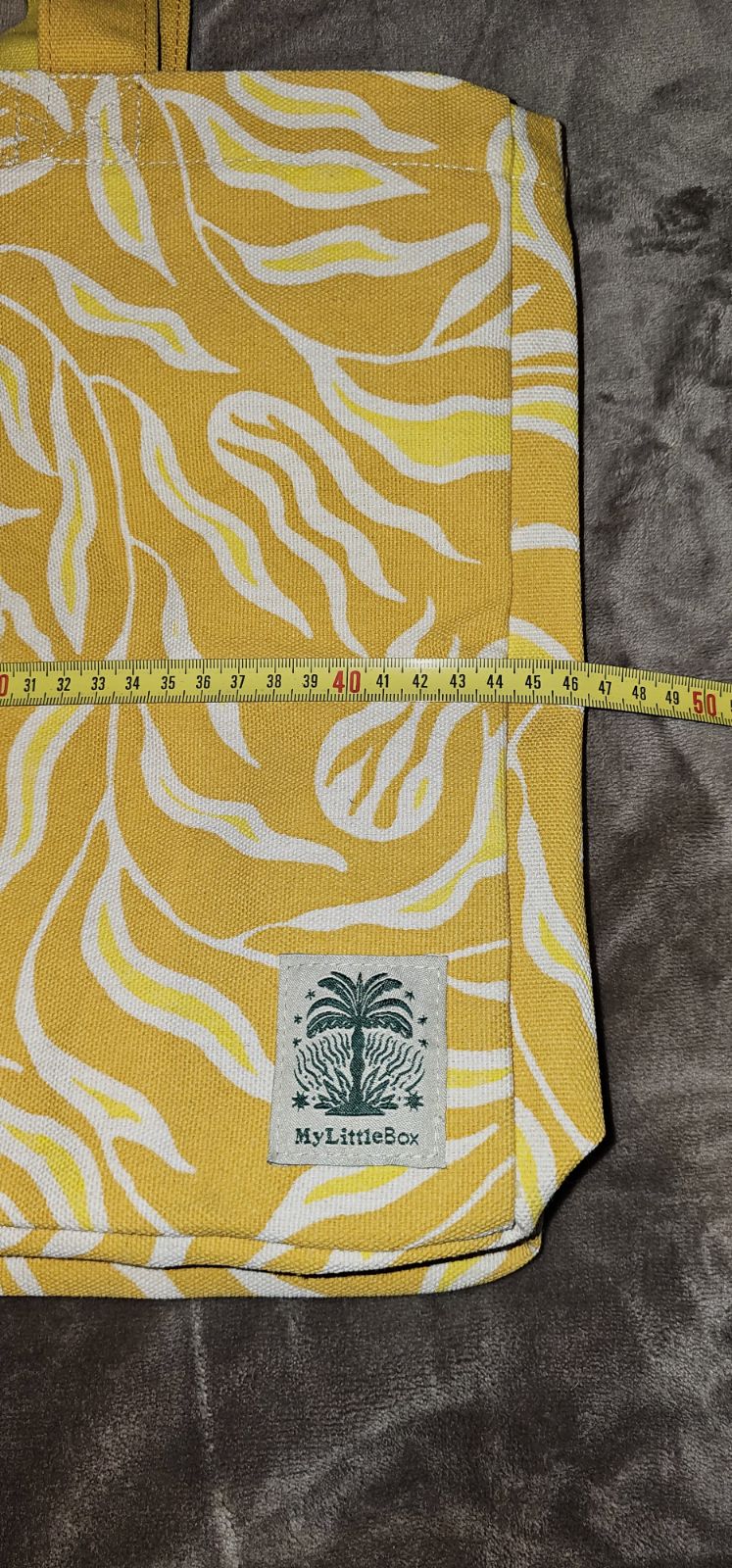 Grand sac de plage My Little Box jaune – Cabas été 45 cm – Neuf – My Little Box – jaune et blanc 9