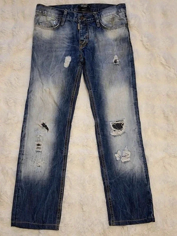 Jean Délavé Slim Fit Antony Morato avec Effets Usés / Trous T.44/30 – Antony Morato – taille W34 | FR 44