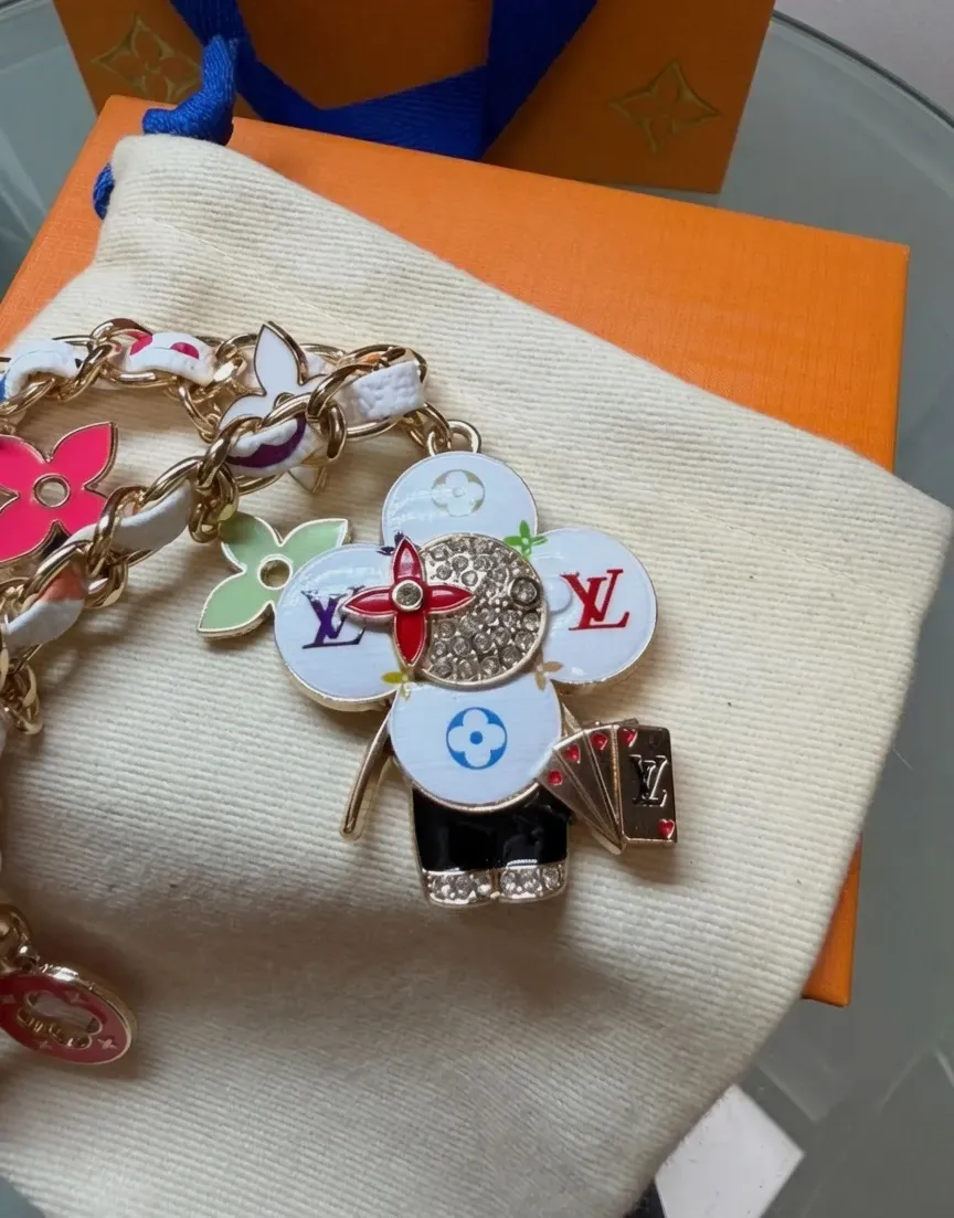 Porte-clés Louis Vuitton – Louis Vuitton – doré – taille Taille unique 2