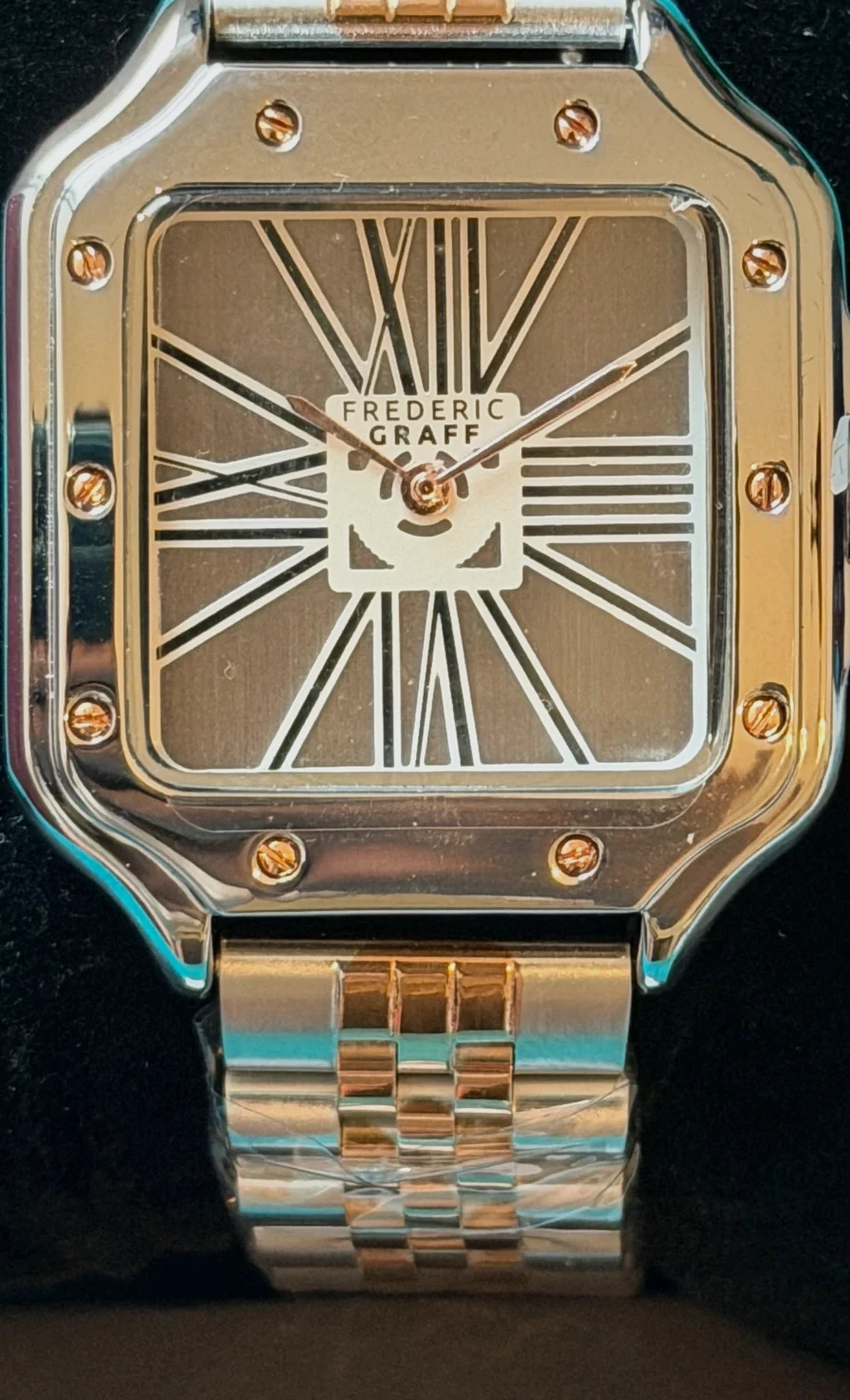 Montre Frédéric Graff Neuve – Style Bicolore & Cadran Graphique