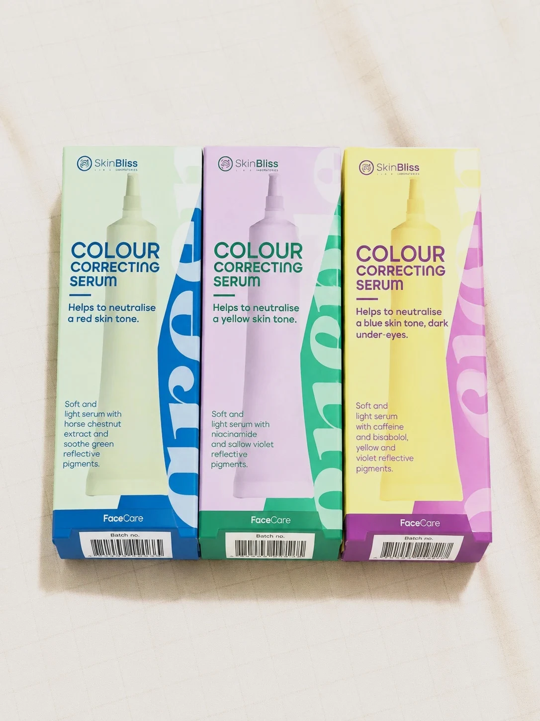 Lot 3 sérums correcteurs SkinBliss – Colour Correcting Serum – skin bliss