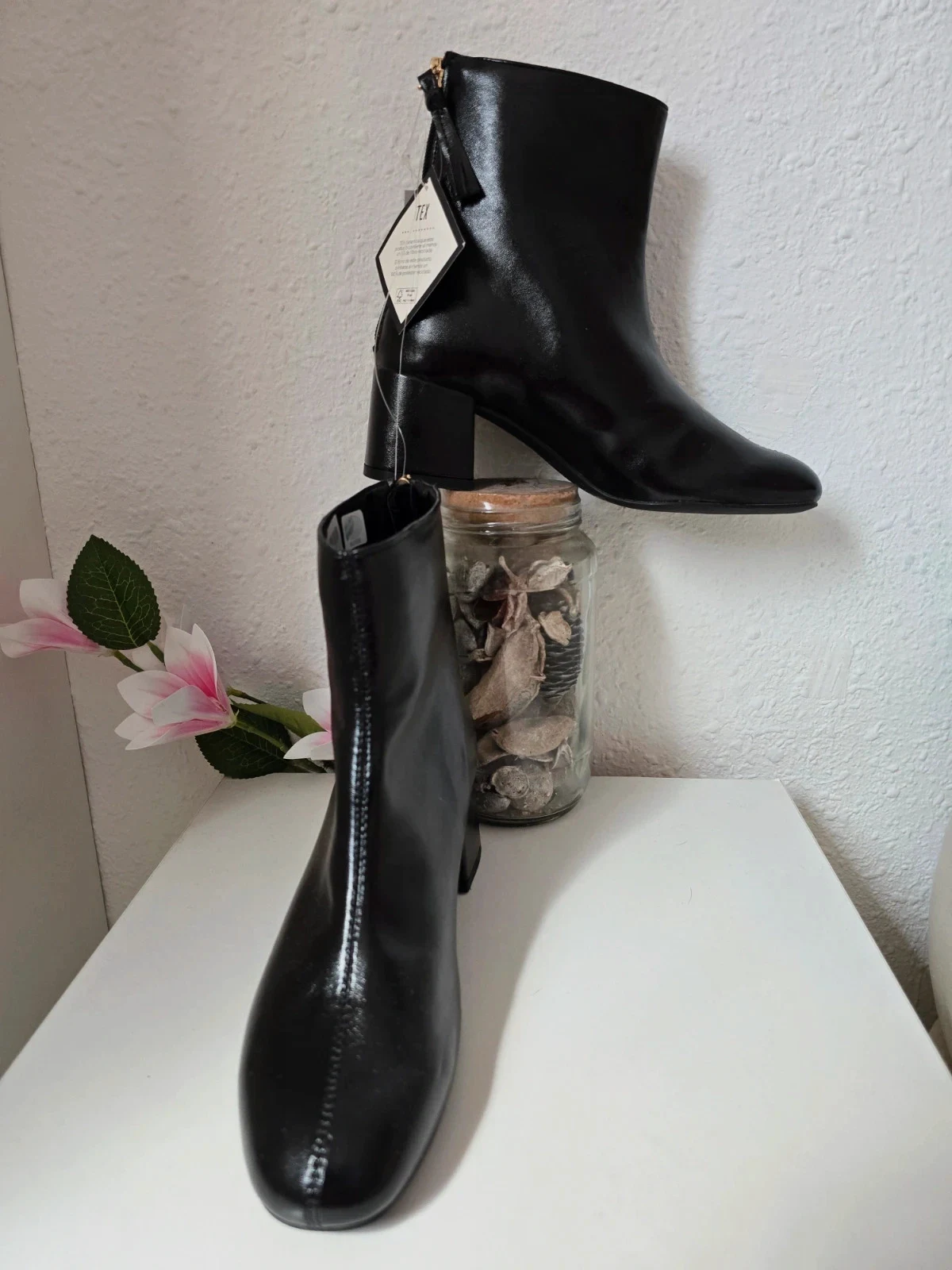 Botines negros mujer