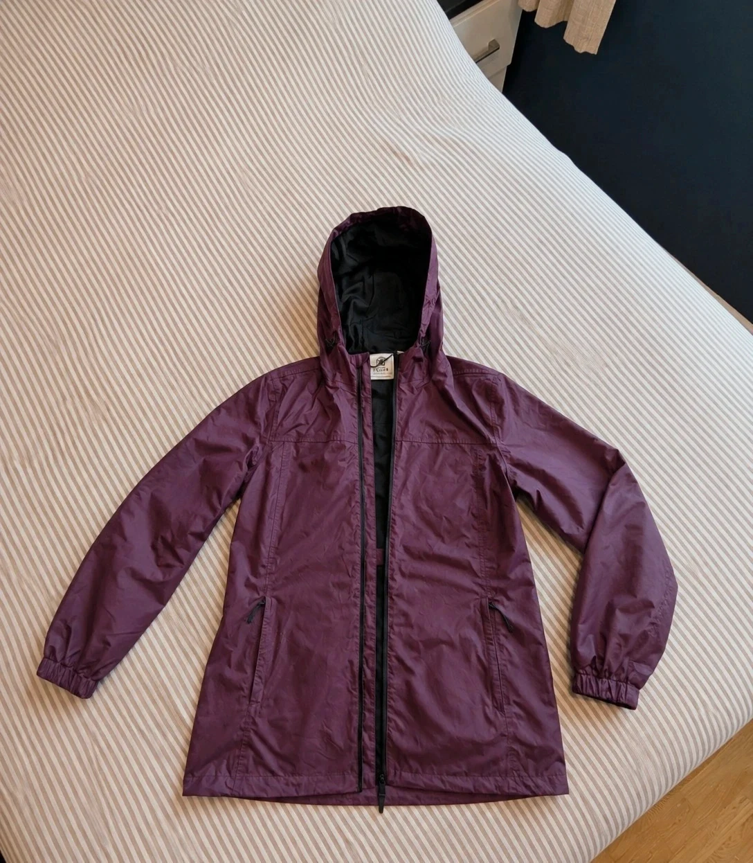 Tog24 Women's Waterproof Hooded Rain Jacket - Burgundy - UK 12 – TOG24 – taille M / UK 12-14