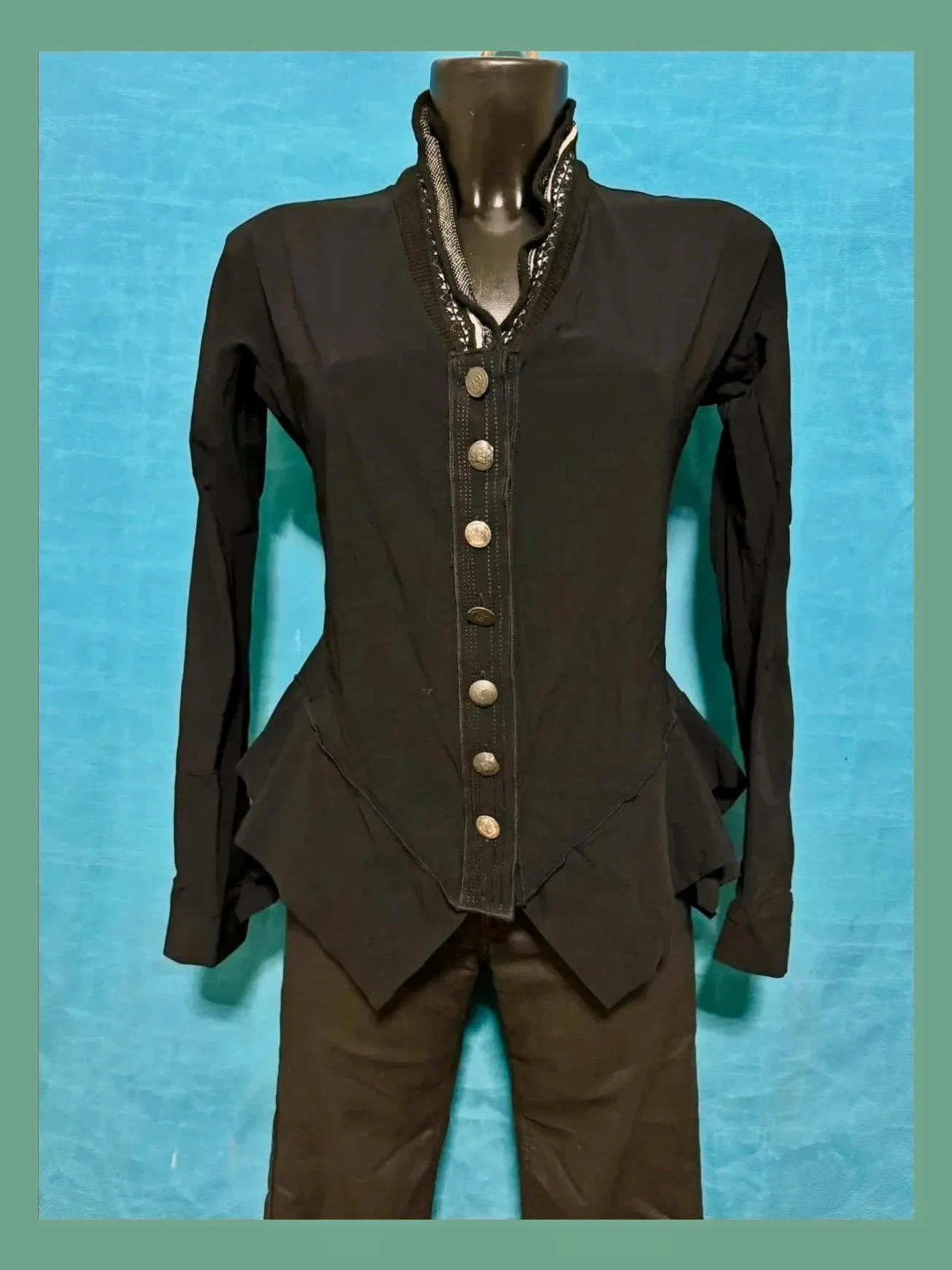 Blusa peplum elástica talla 40 😍