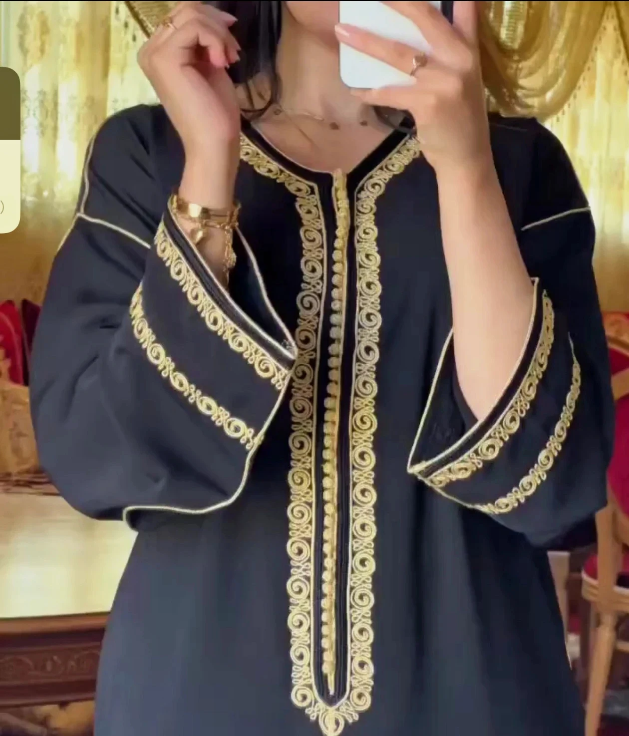 Caftan crêpe Coria original
