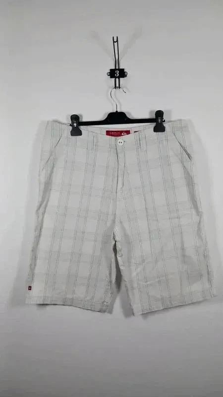 Bermuda Quiksilver "Relaxed Fit" à Carreaux – Taille M