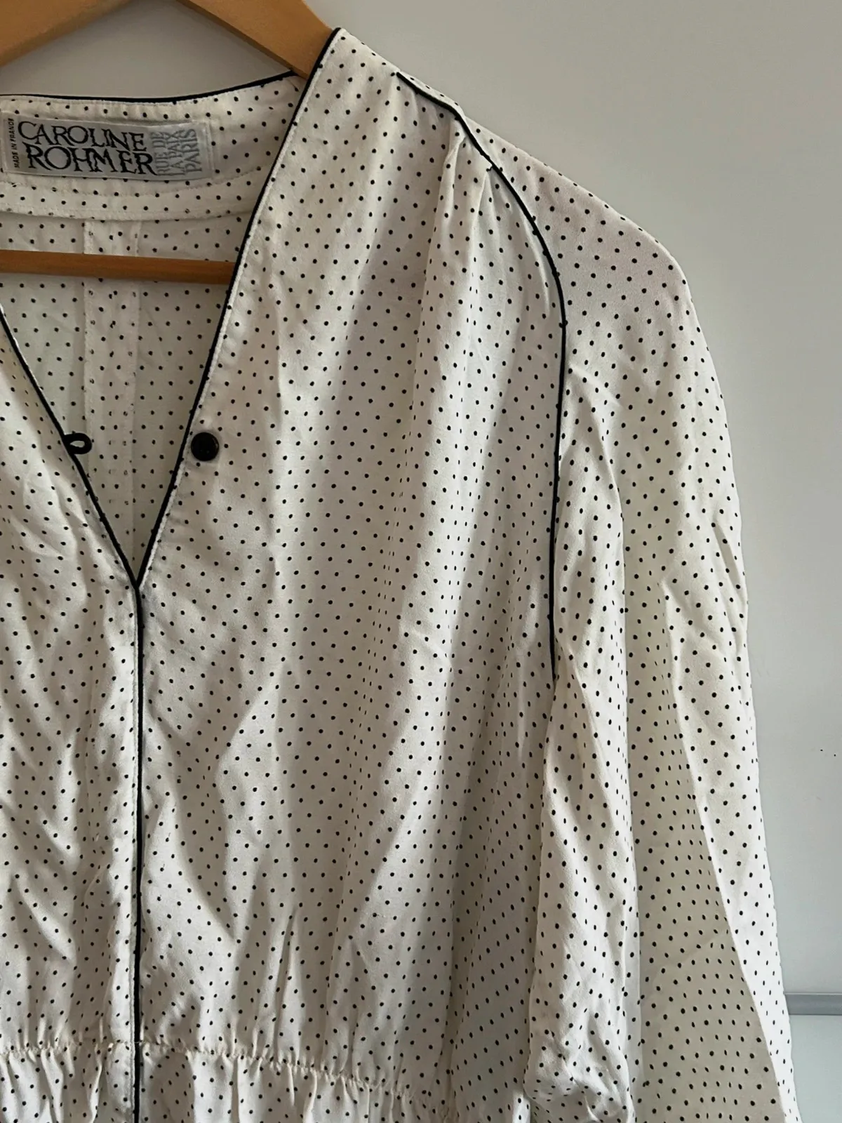 Robe vintage 80s Caroline Rohmer T S Made in France rétro chic – Caroline Rohmer – taille S / 36 / 8 2
