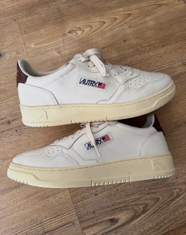 Sneakers Autry Medalist en cuir blanc – Autry – taille EU 42 4