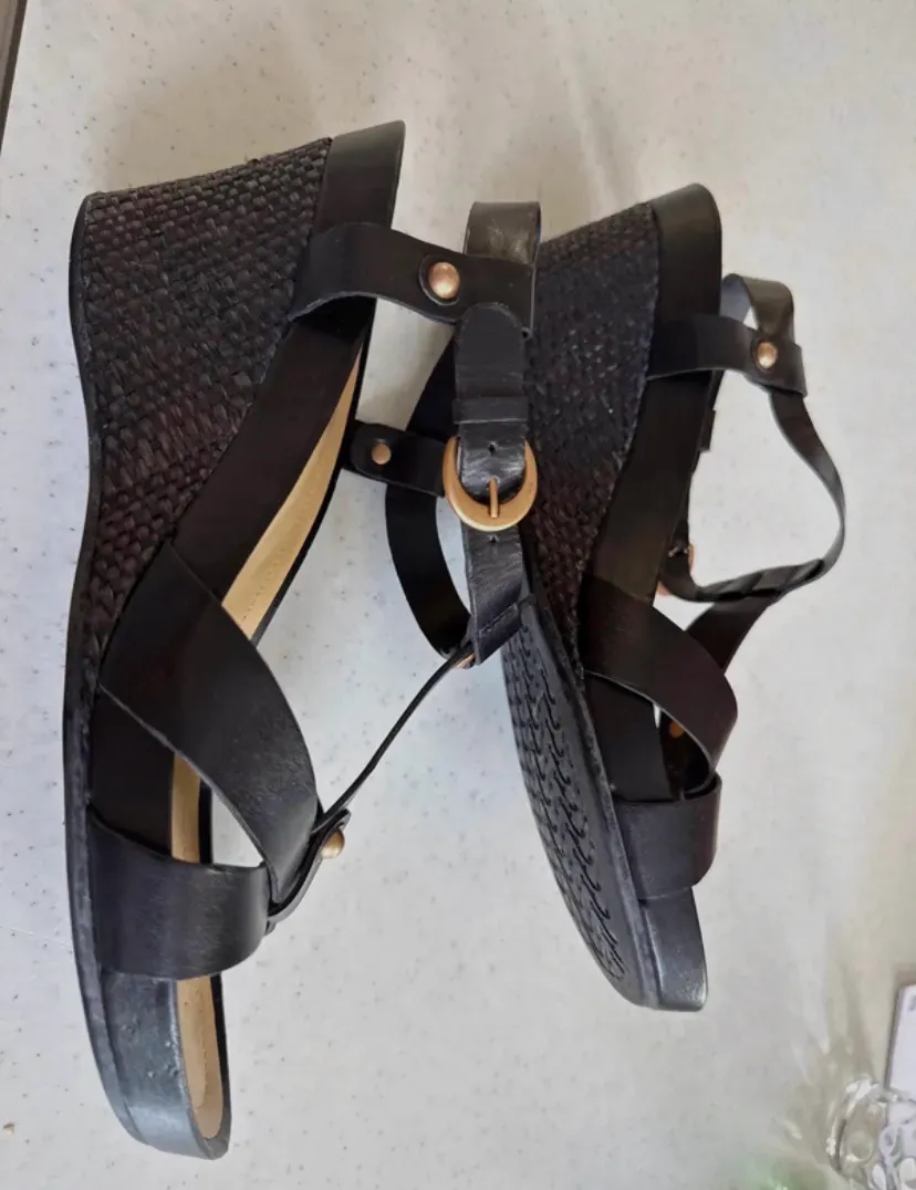 Sandales noires Geox cuir – Geox – noir 2