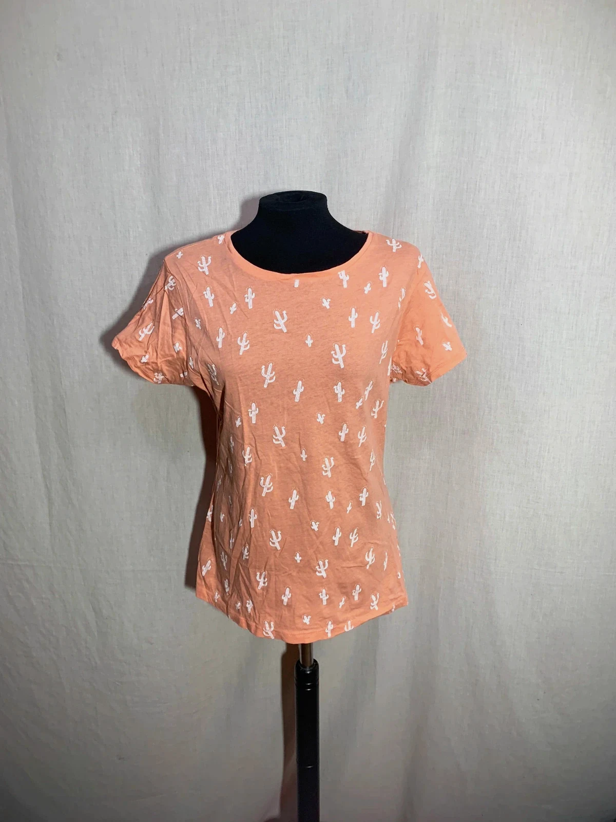 Camiseta Corta con Estampado de Cactus | Cactus Print Tee | Primark – Primark – taille XXL / 44 / 16