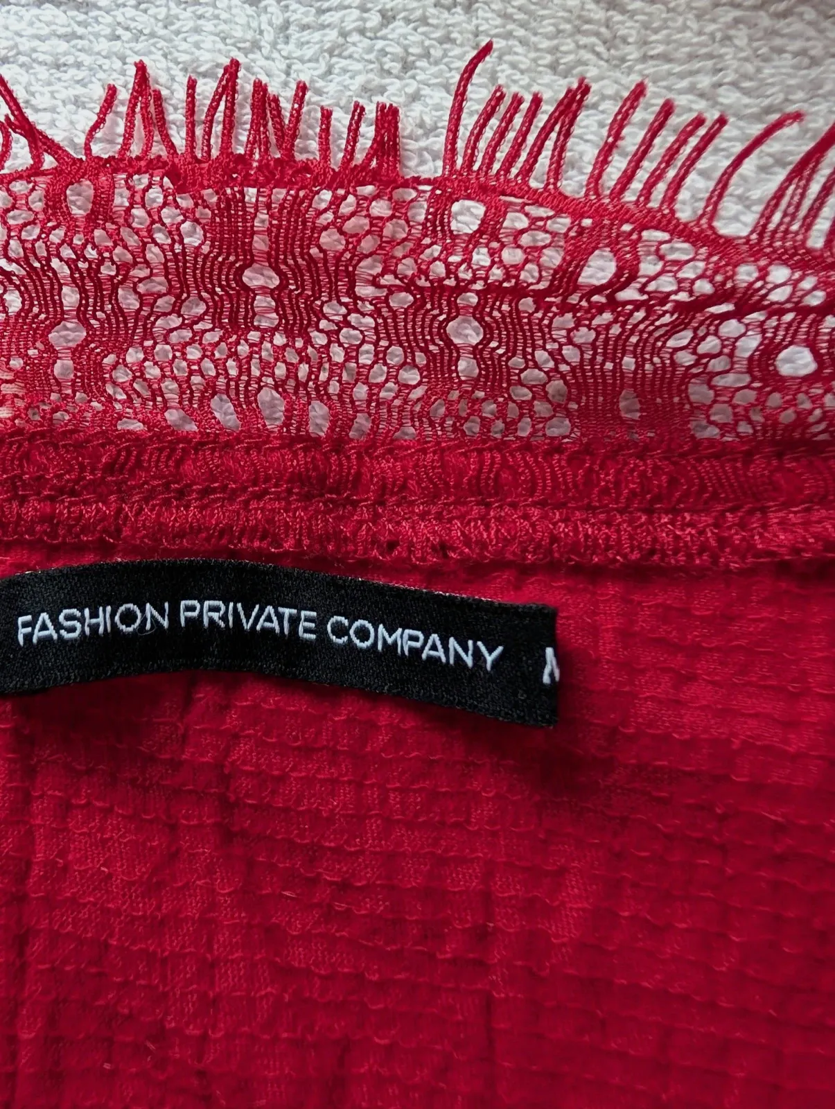 Débardeur/ caraco / top bretelle rouge Taille M – Fashion Private Company – taille M / 38 / 10 5