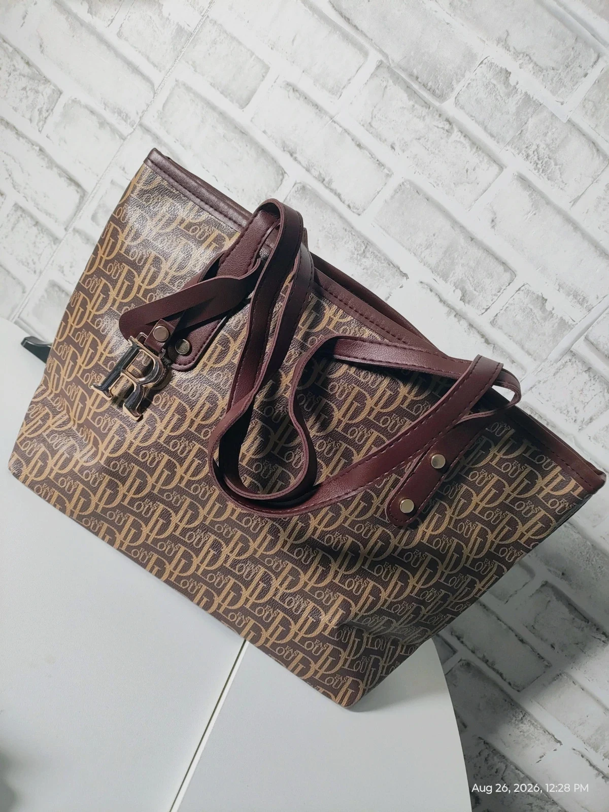 Brand new pu leather shoulder bag