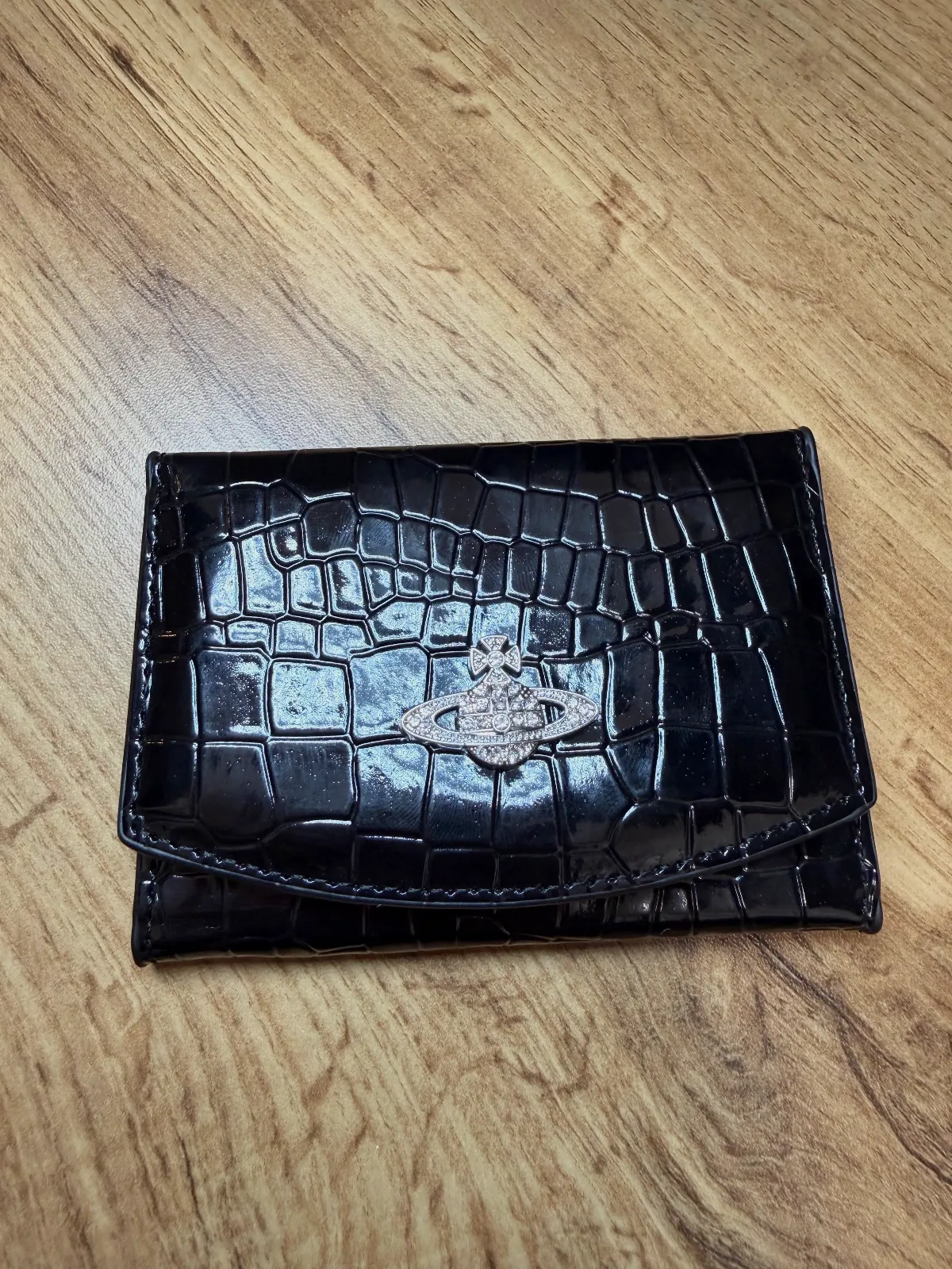 Portefeuille Vivienne Westwood noir crocodile – Vivienne Westwood – noir – taille Taille unique 4