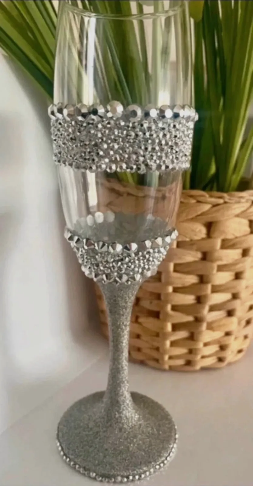 Flûte à champagne customiser  – Création 4