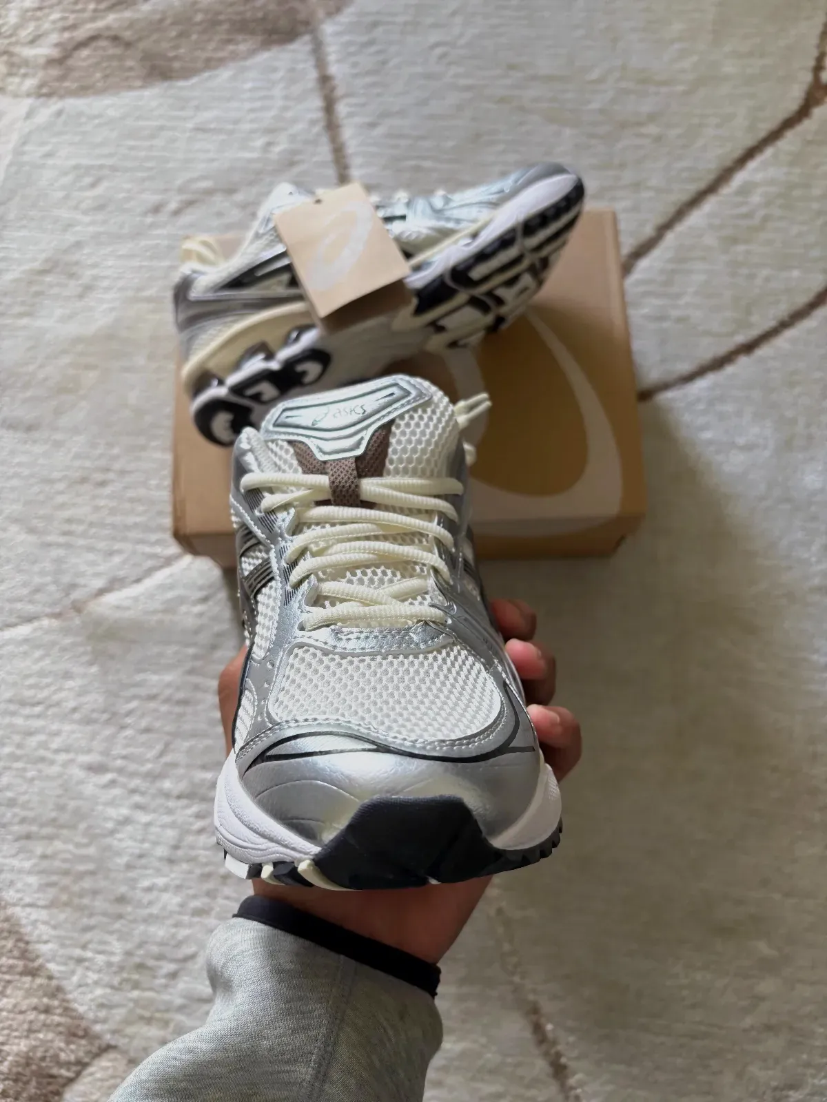 Asics (gel-Kayano 14 Cream/Black) Taille 42,5 – Asics – cream/black – taille EU 42 5