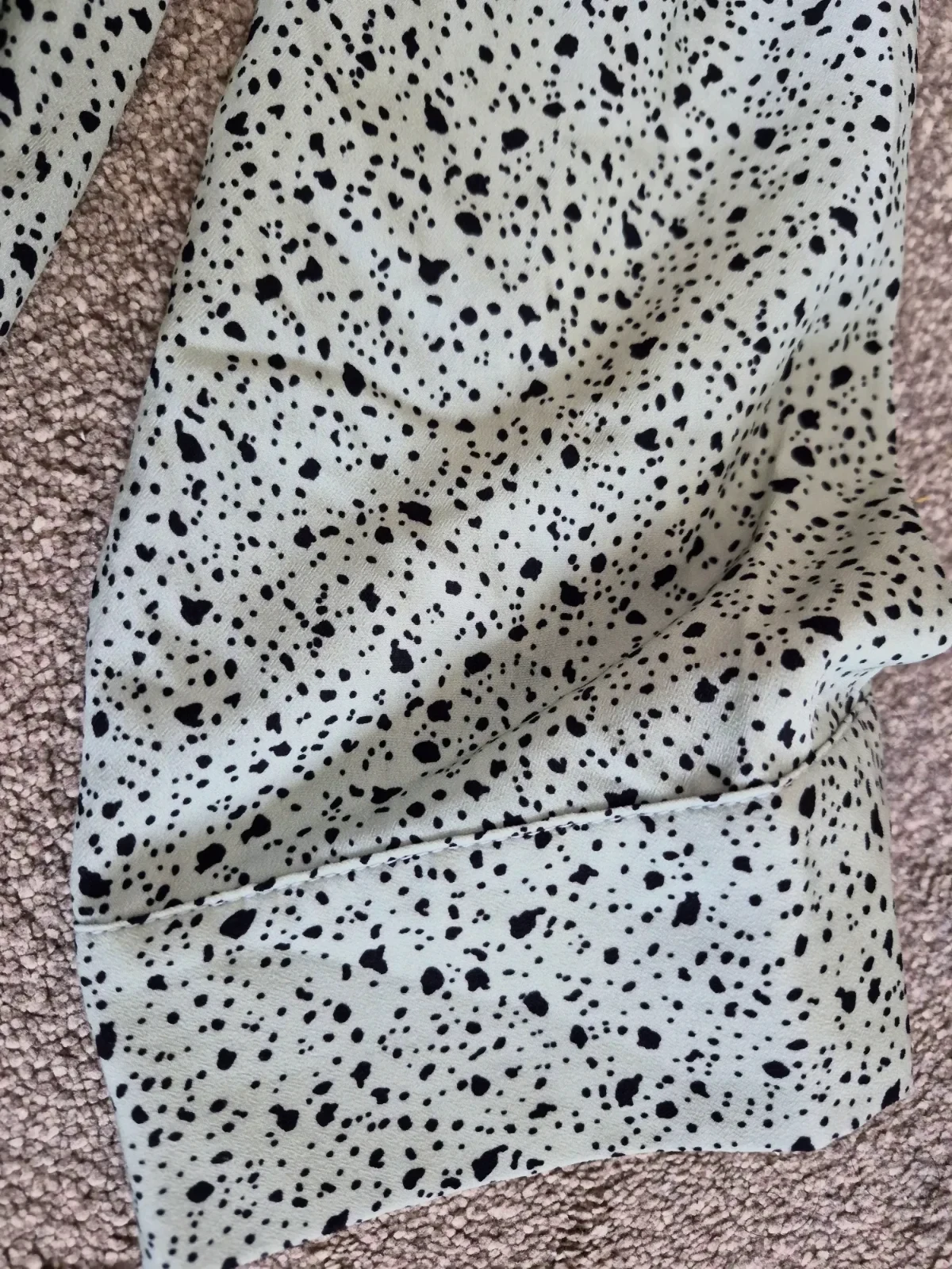 White Speckled Throw Blanket
