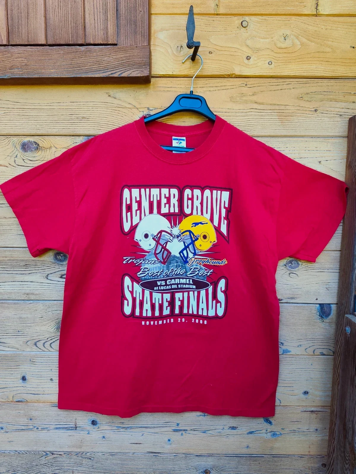 T-shirt rouge Center Grove State Finals 2008