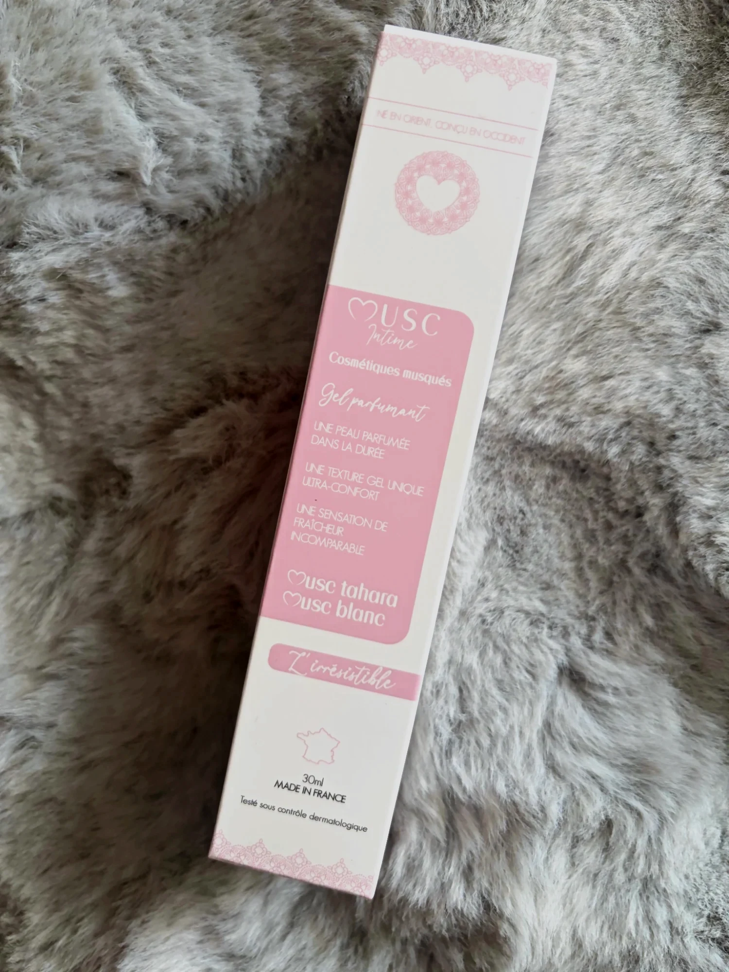 Gel musc intime musc blanc 