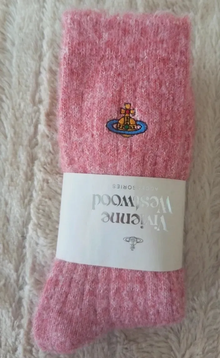 Vivienne Westwood Pink Wool Socks – Vivienne Westwood – rose 5