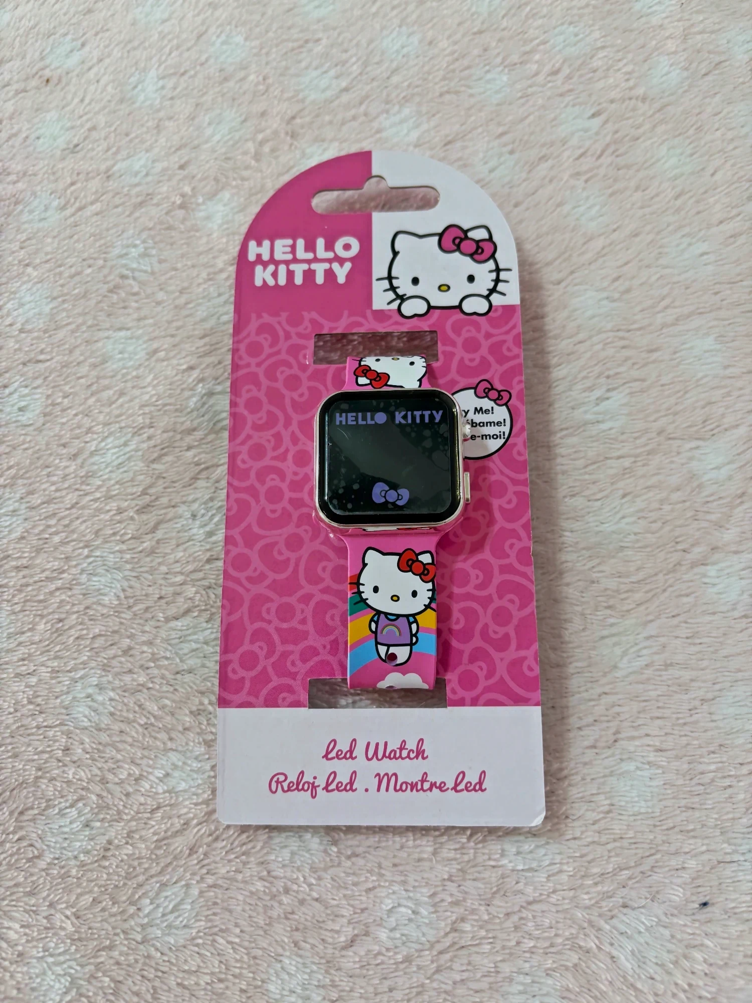 Reloj Led Digital Hello Kitty