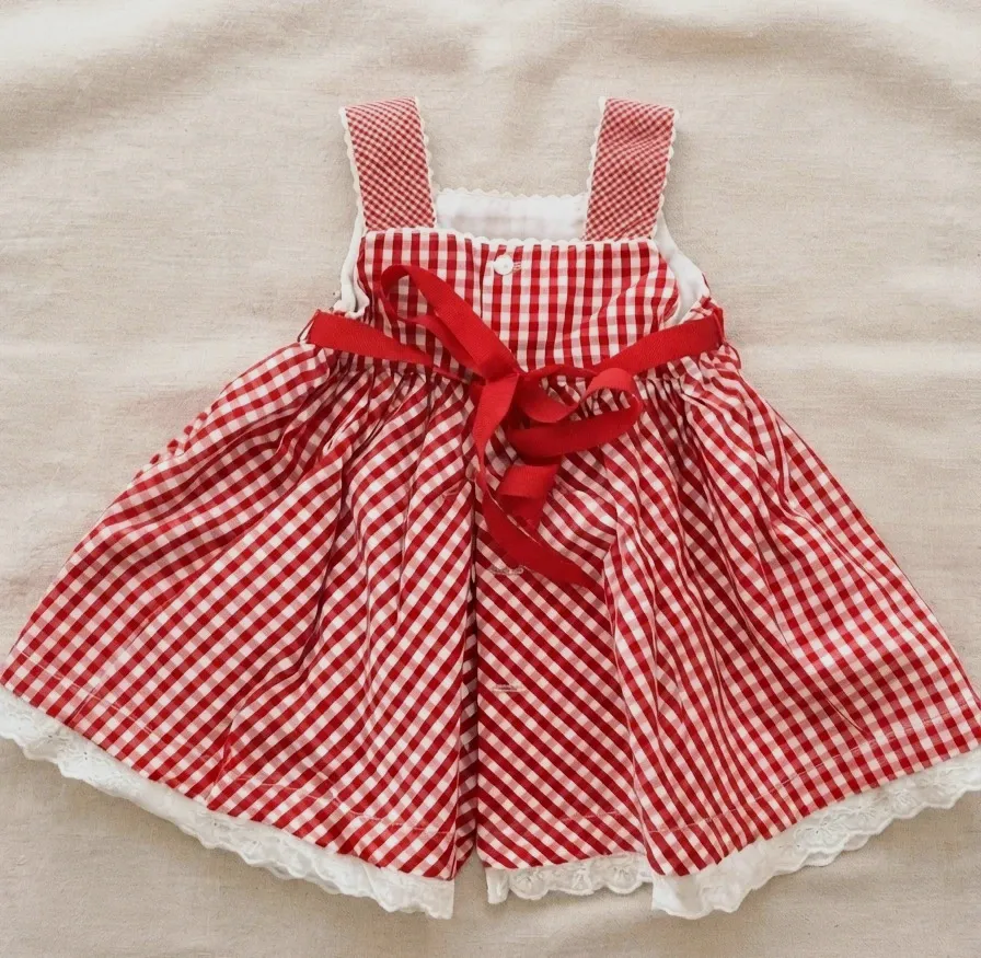Vestido de cuadros vichy rojo Mayoral - 6 meses – Mayoral – taille 6-9 mois / 68 cm 2