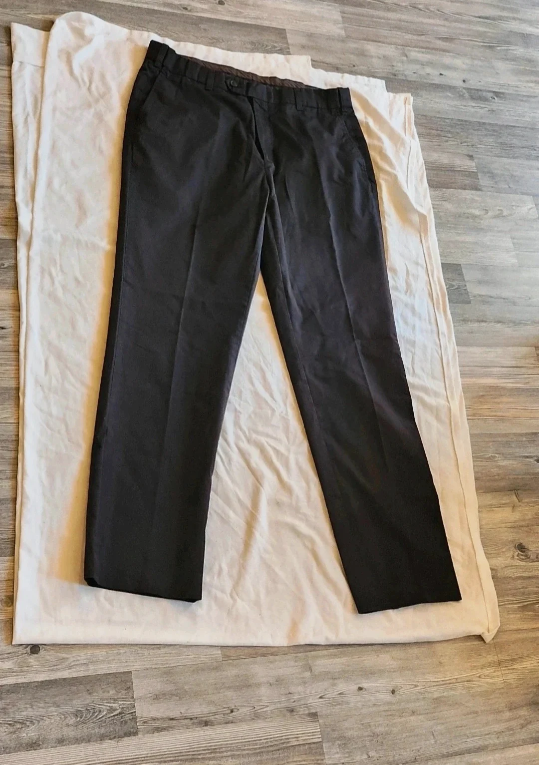 Pantalon homme noir Gemo – taille 46 – coupe classique