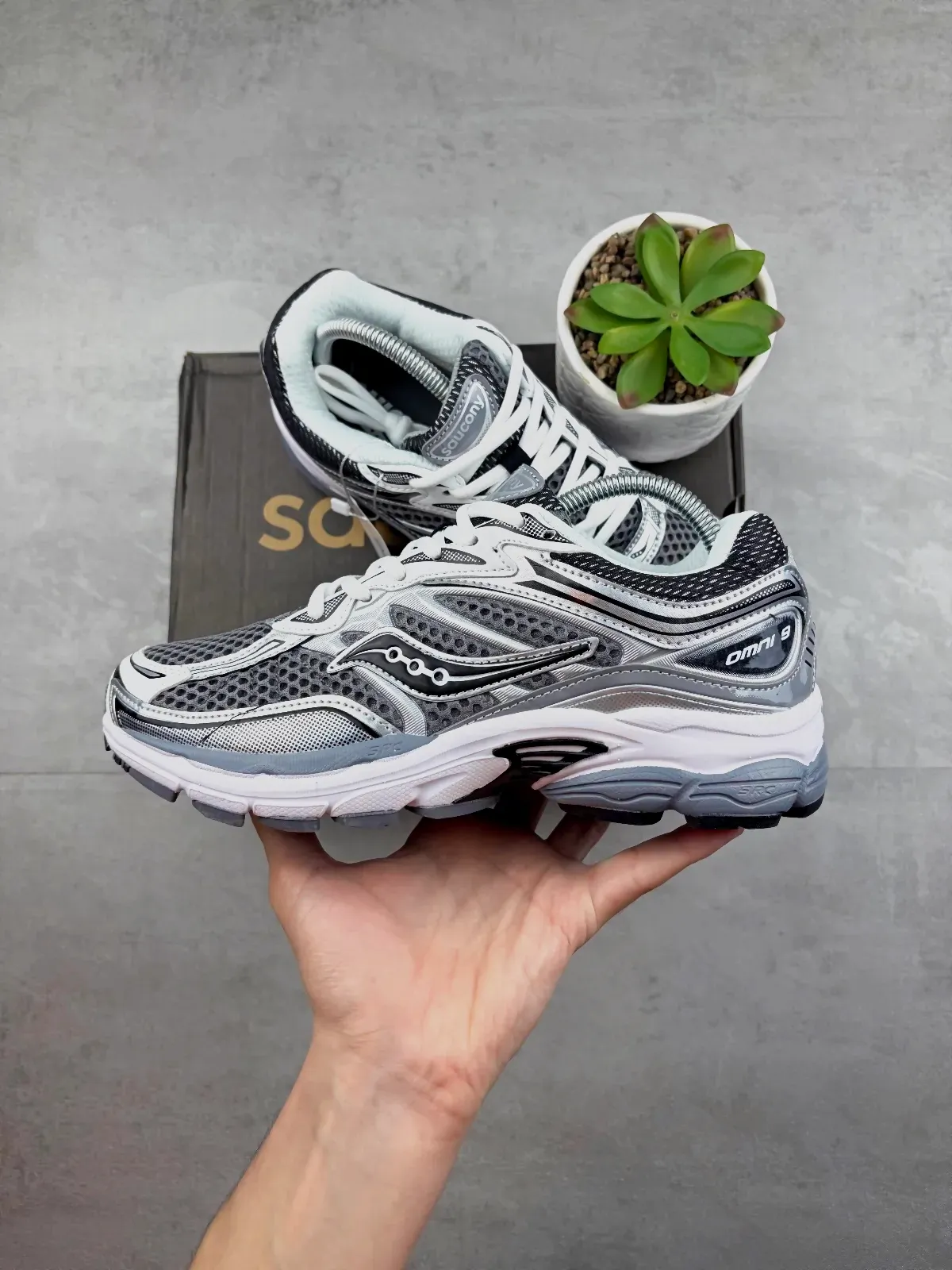 Saucony Progrid Omni 9 Gris / Taille 43 – Saucony – gris – taille 43 6