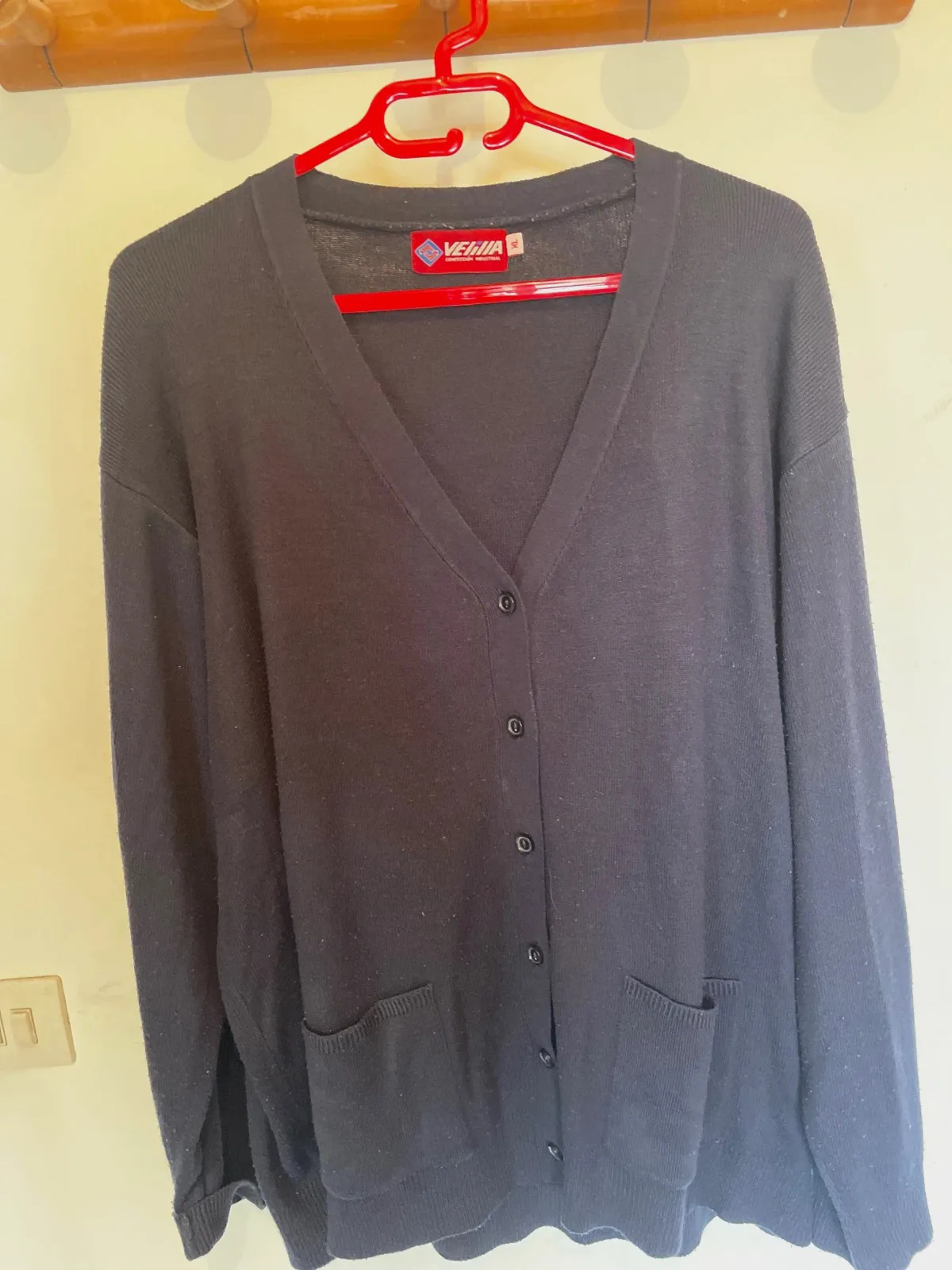 Cárdigan azul marino con bolsillos - Talla XL - Velilla (Ropa de trabajo) – Velilla – taille XL 3