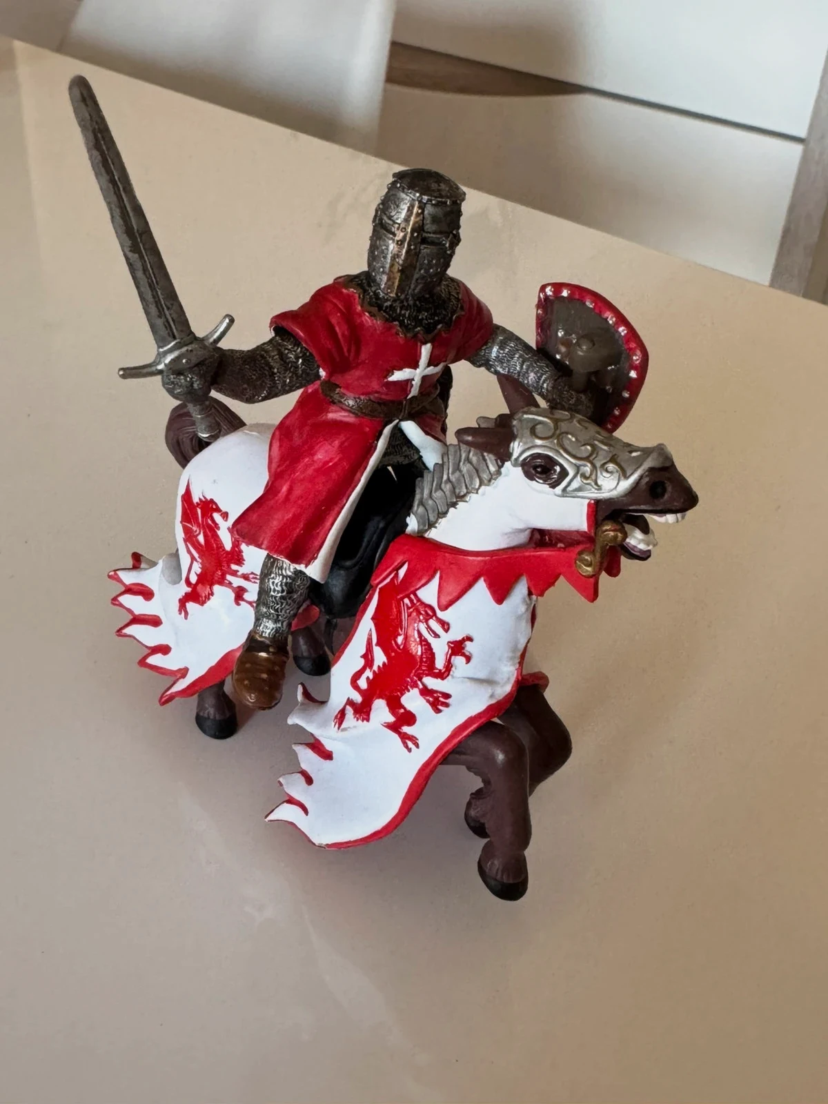 Figurine chevalier à cheval marque Papo – Papo – taille Prématuré, jusqu'à 44cm