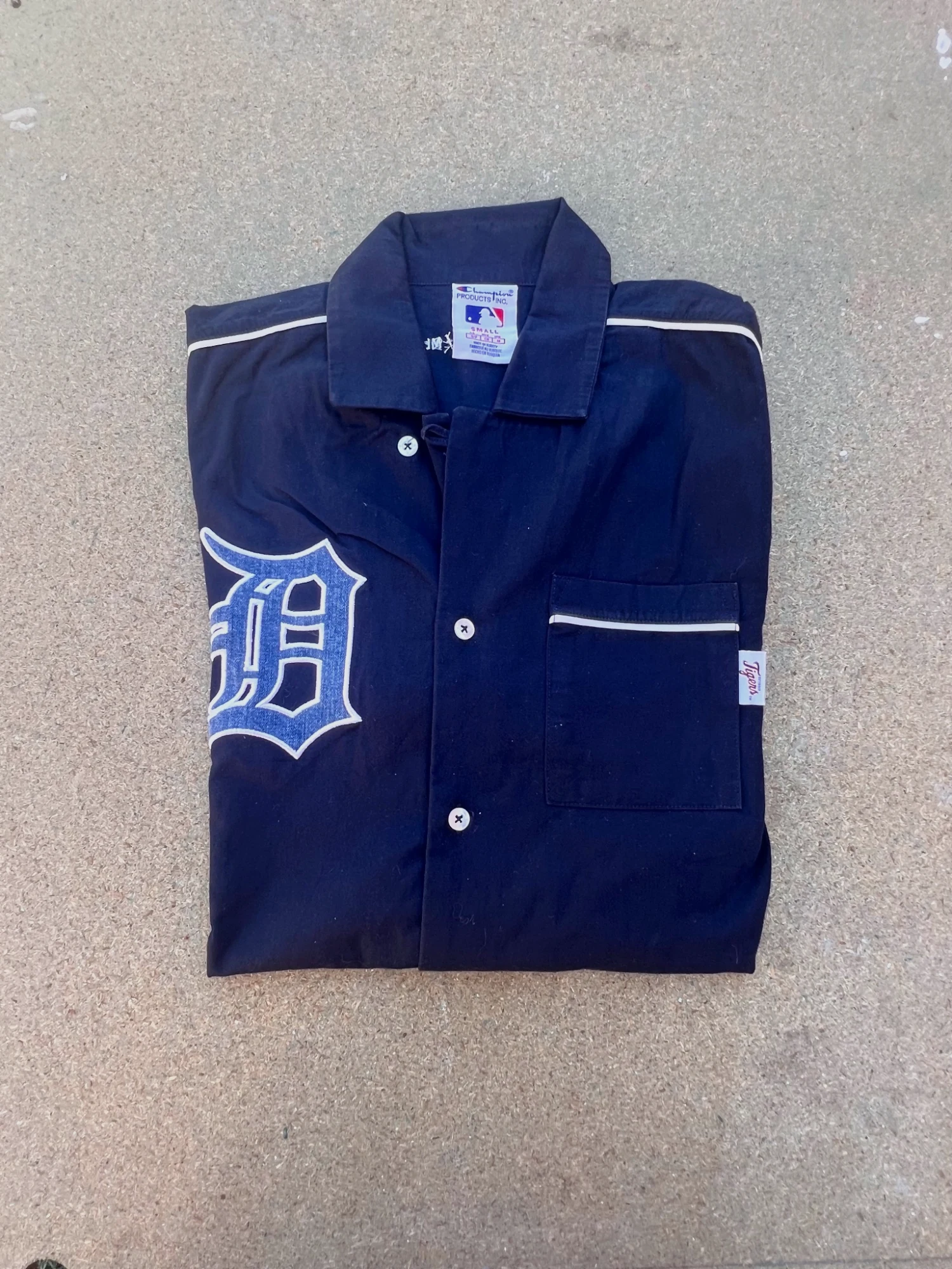 Chemise Champion MLB Detroit Tigers bleu marine