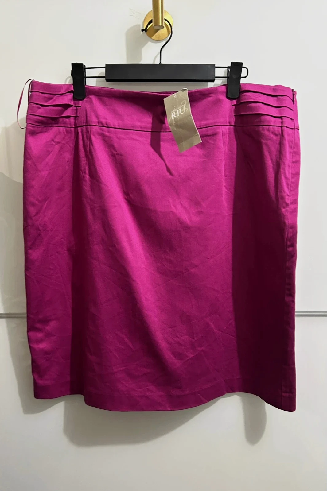Jupe vintage Y2K Jacqueline Riu coton 46 neuve étiquette chic