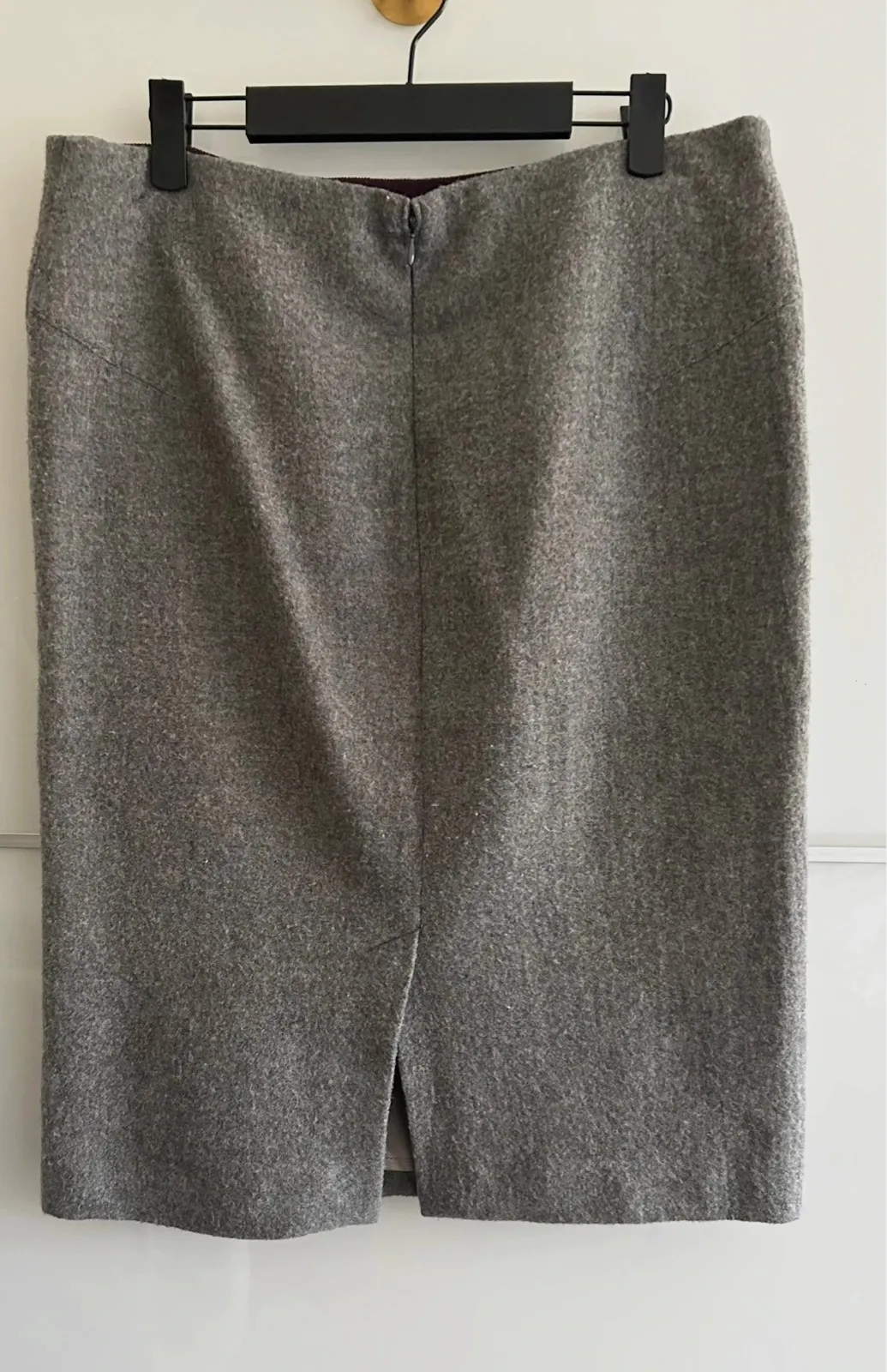 Jupe droite Cerruti 1881 laine grise chic luxe intemporelle taille 42 100% laine – Cerruti 1881 – taille XL / 42 / 14 3