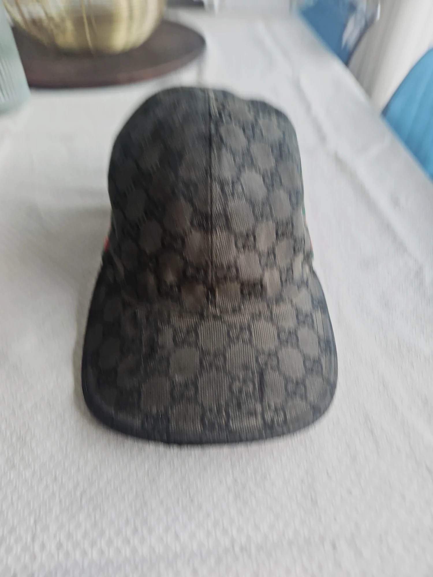 Casquette Gucci monogramme GG noire