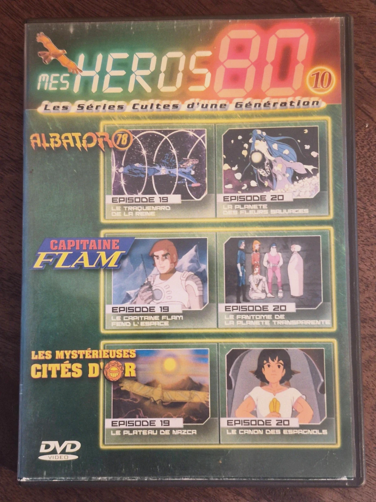DVD Mes Héros 80 Volume 10 - Cités d'Or / Albator / Capitaine Flam