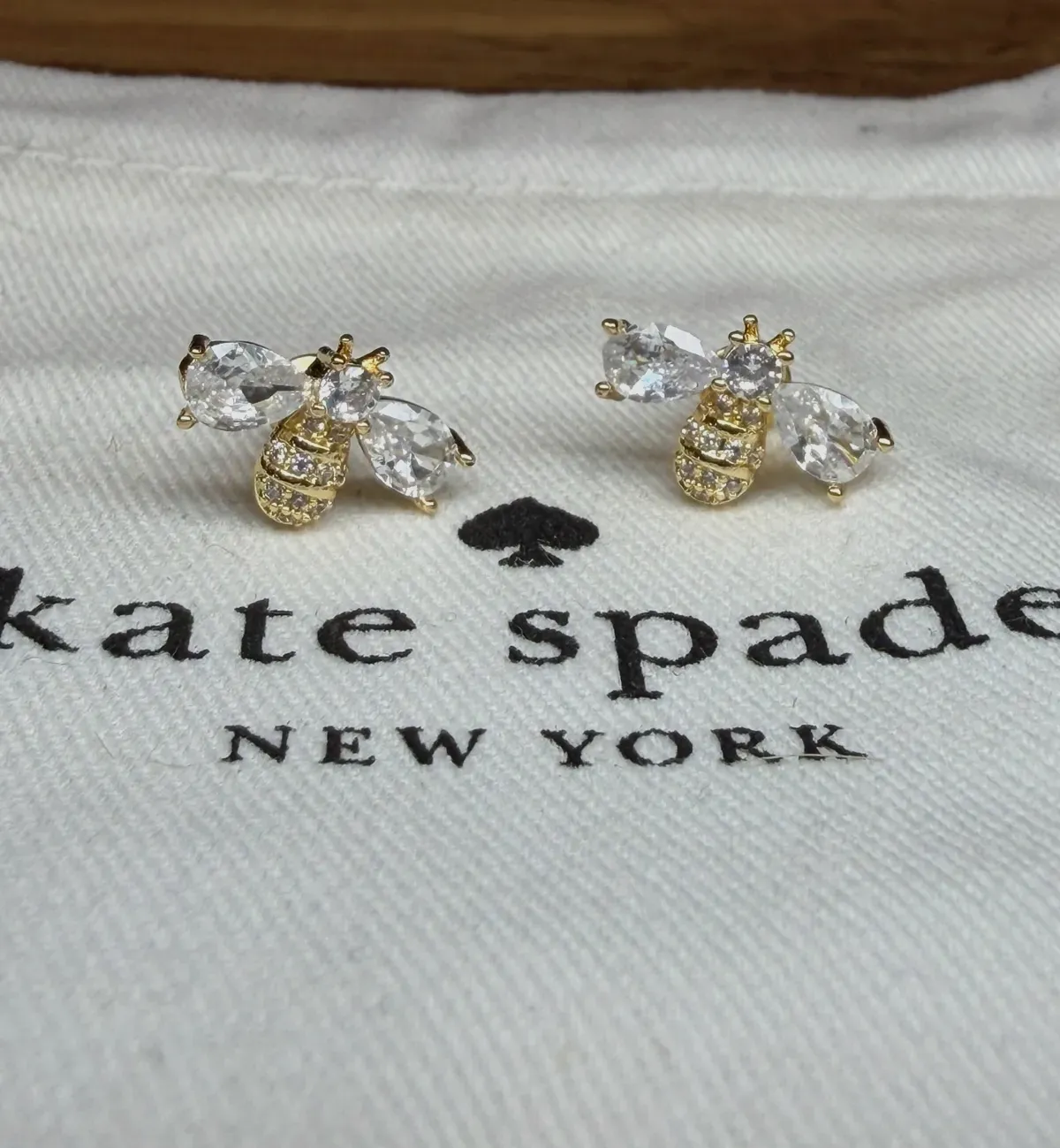 Boucles d'oreilles abeille Kate Spade New York – Kate Spade – doré – taille Taille unique 6