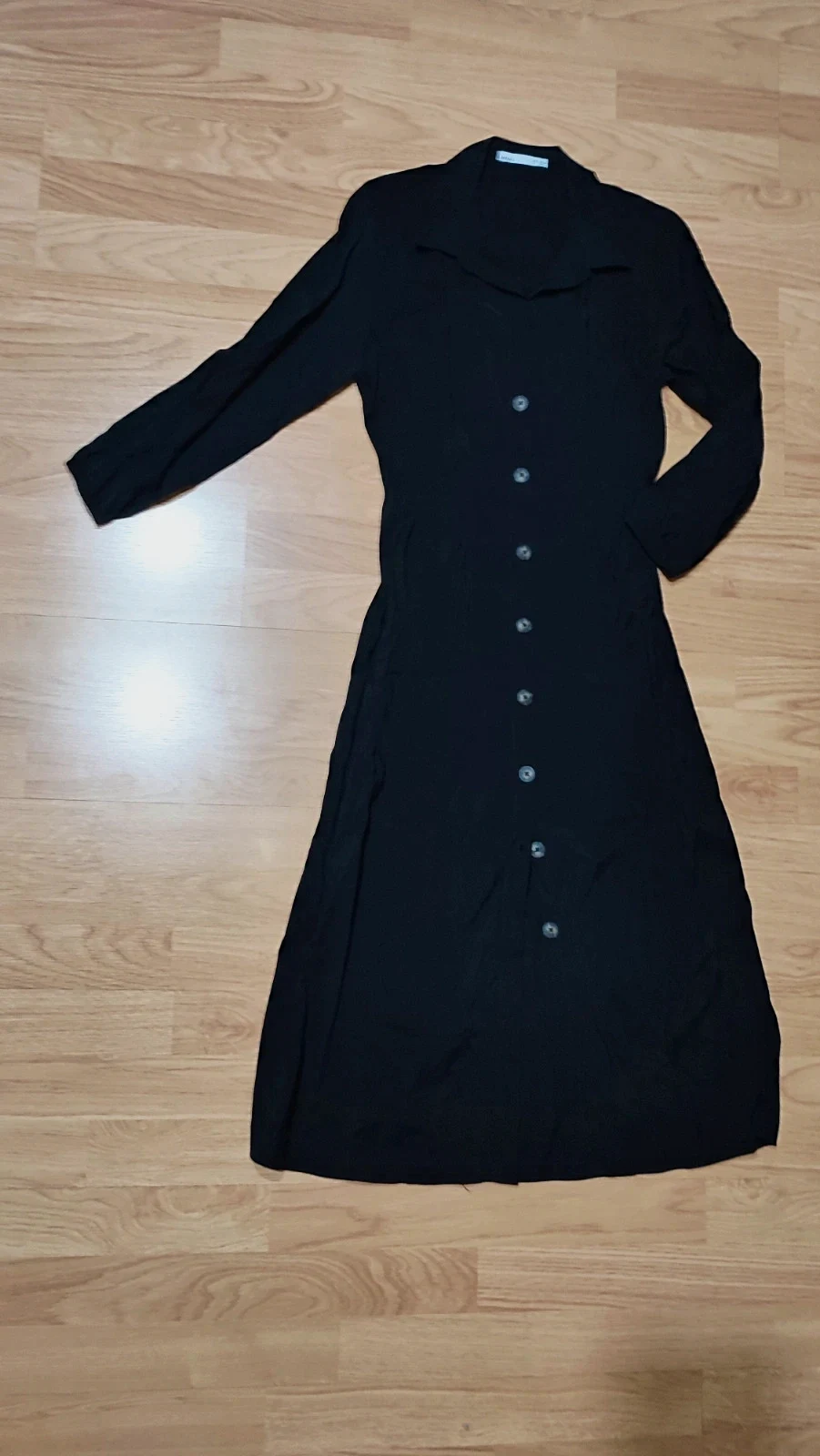Vestido negro manga larga – Lefties – taille S / 36 / 8