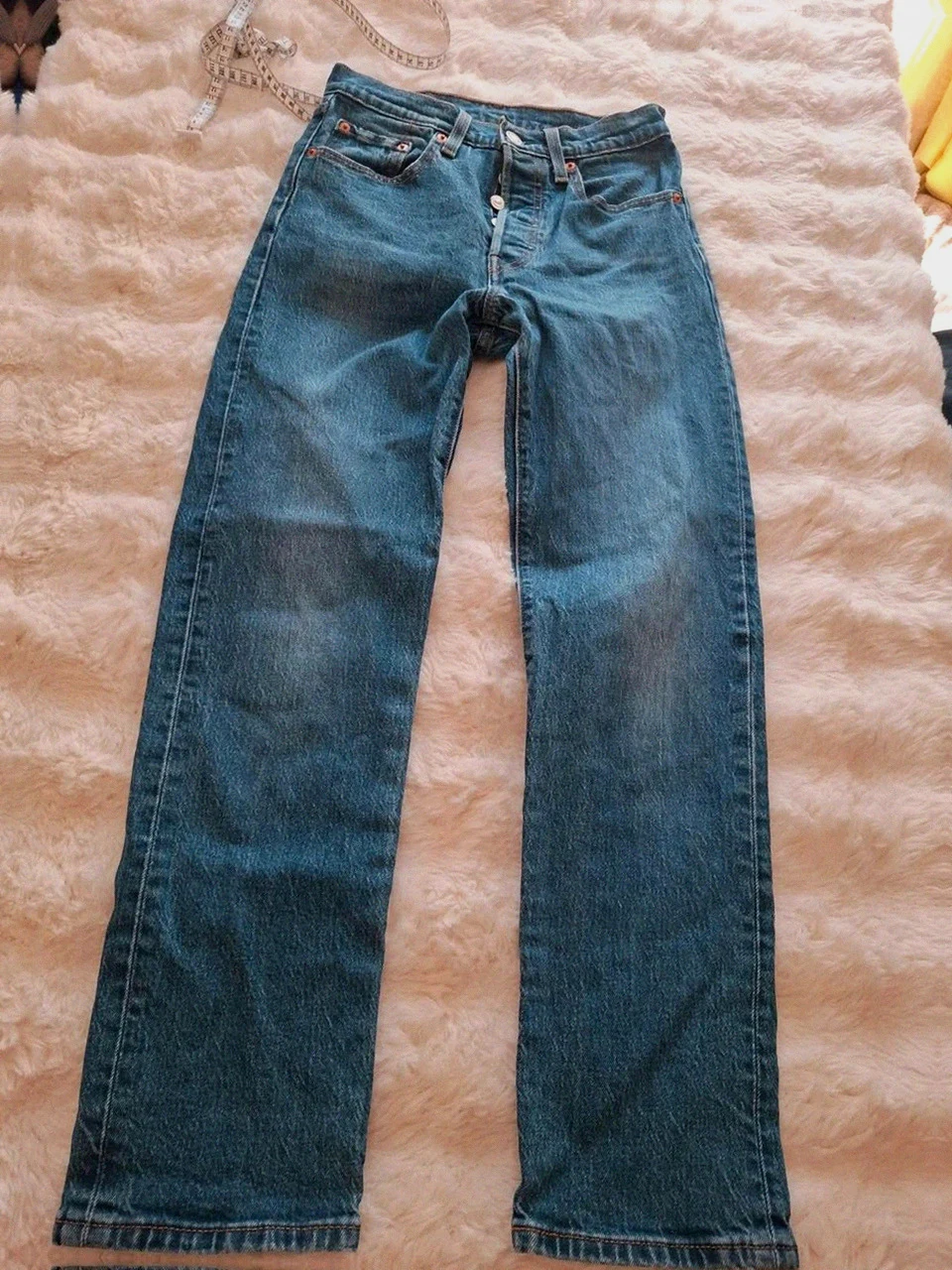 Jean Bleu Délavé Levi's 501 Original W24 L28 (XS)