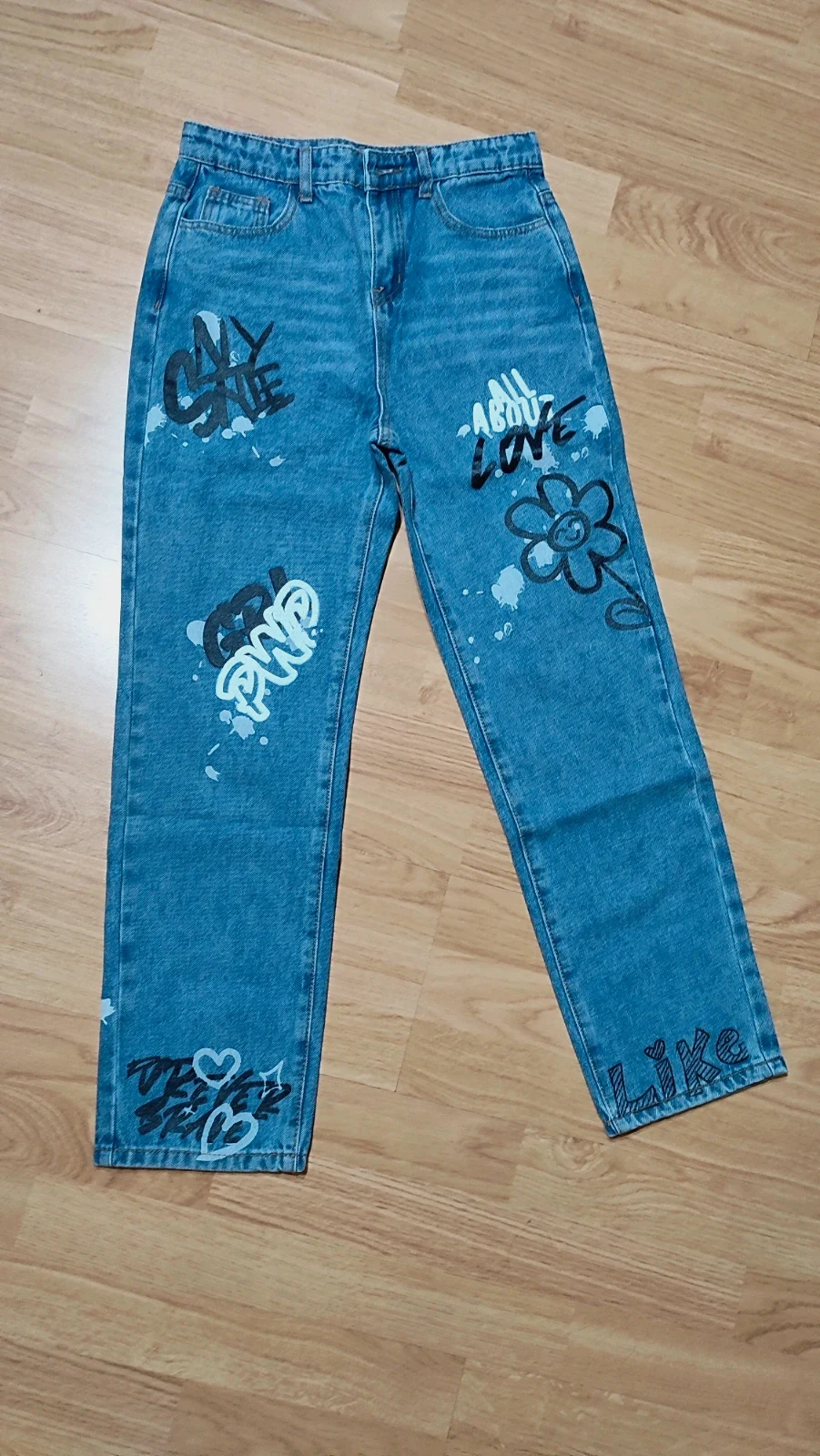 Shein Jeans estampados – Shein – taille 13 ans / 158 cm