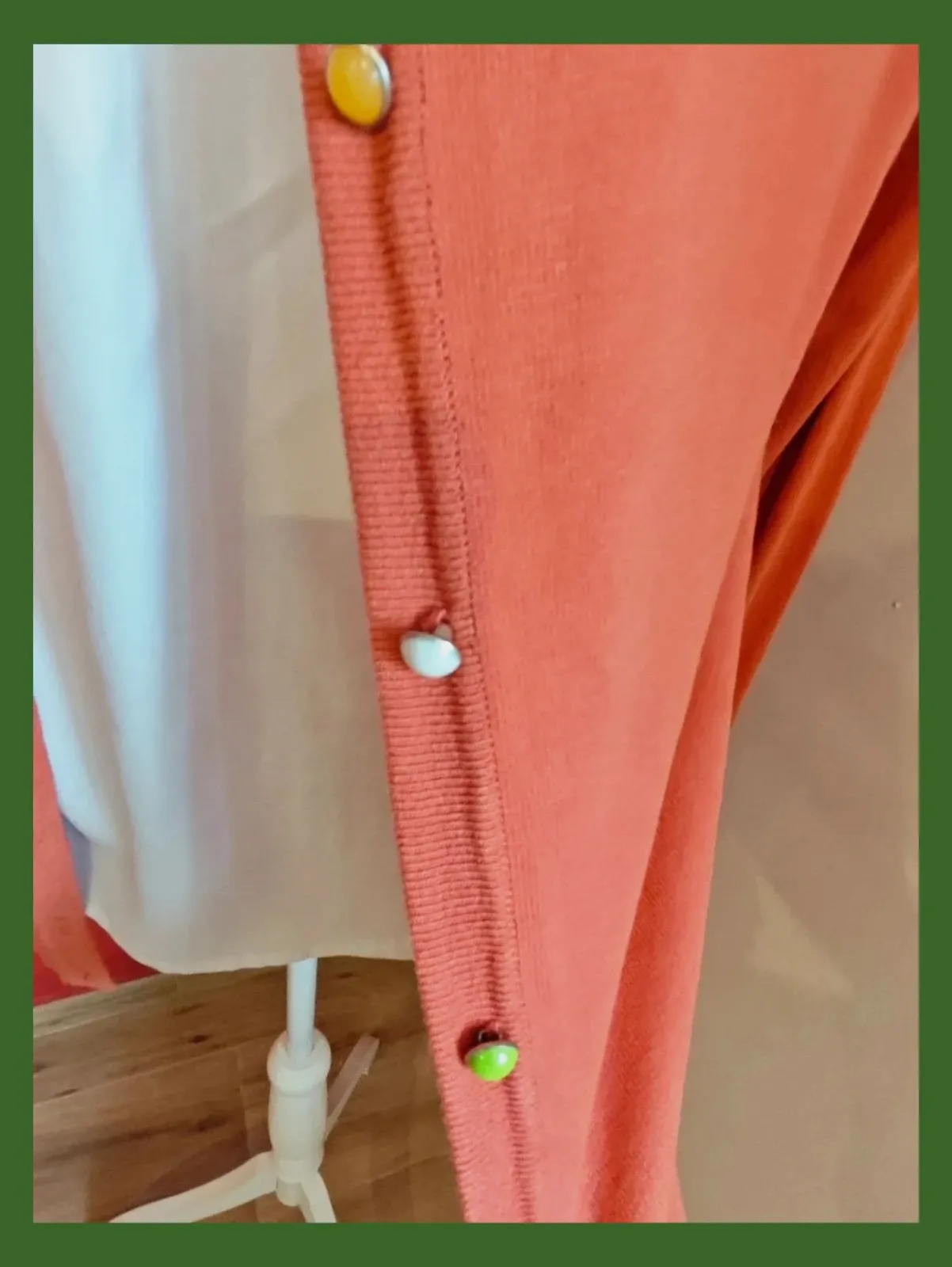 🌺 Bonita chaqueta de punto tono caldera ideal para entretiempo – Tripode – taille L / 40 / 12 4