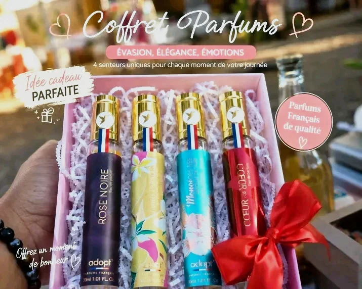 Coffret Parfums Adopt' 4 senteurs françaises