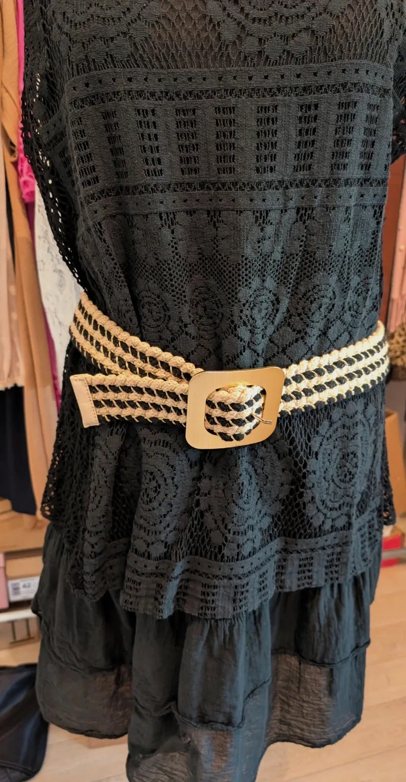 Robe noire été Taille Unique – Made In Italy – taille Taille unique 2