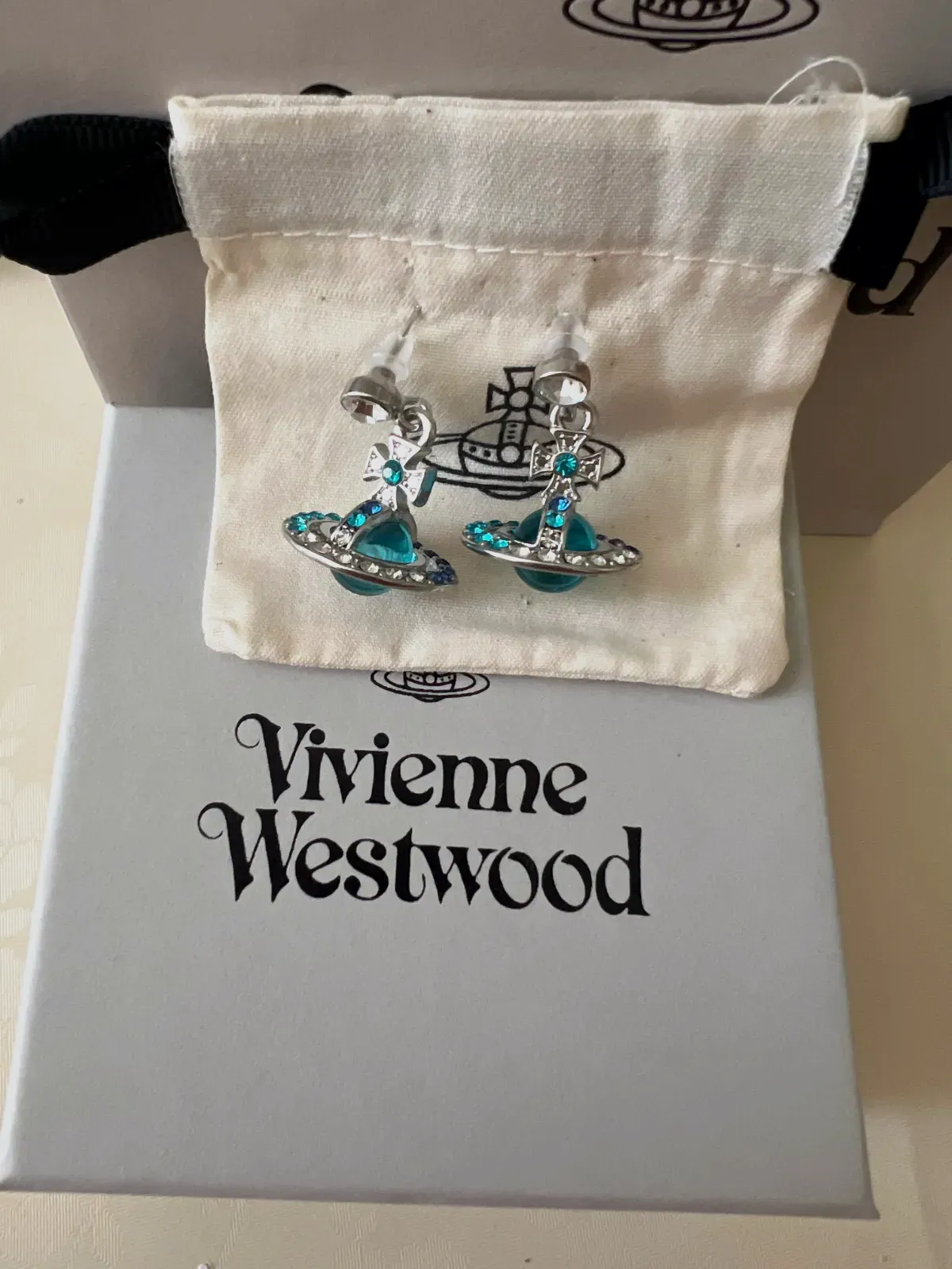 Boucles d'oreilles Vivienne Westwood Orb strass – Vivienne Westwood – taille Taille unique 2