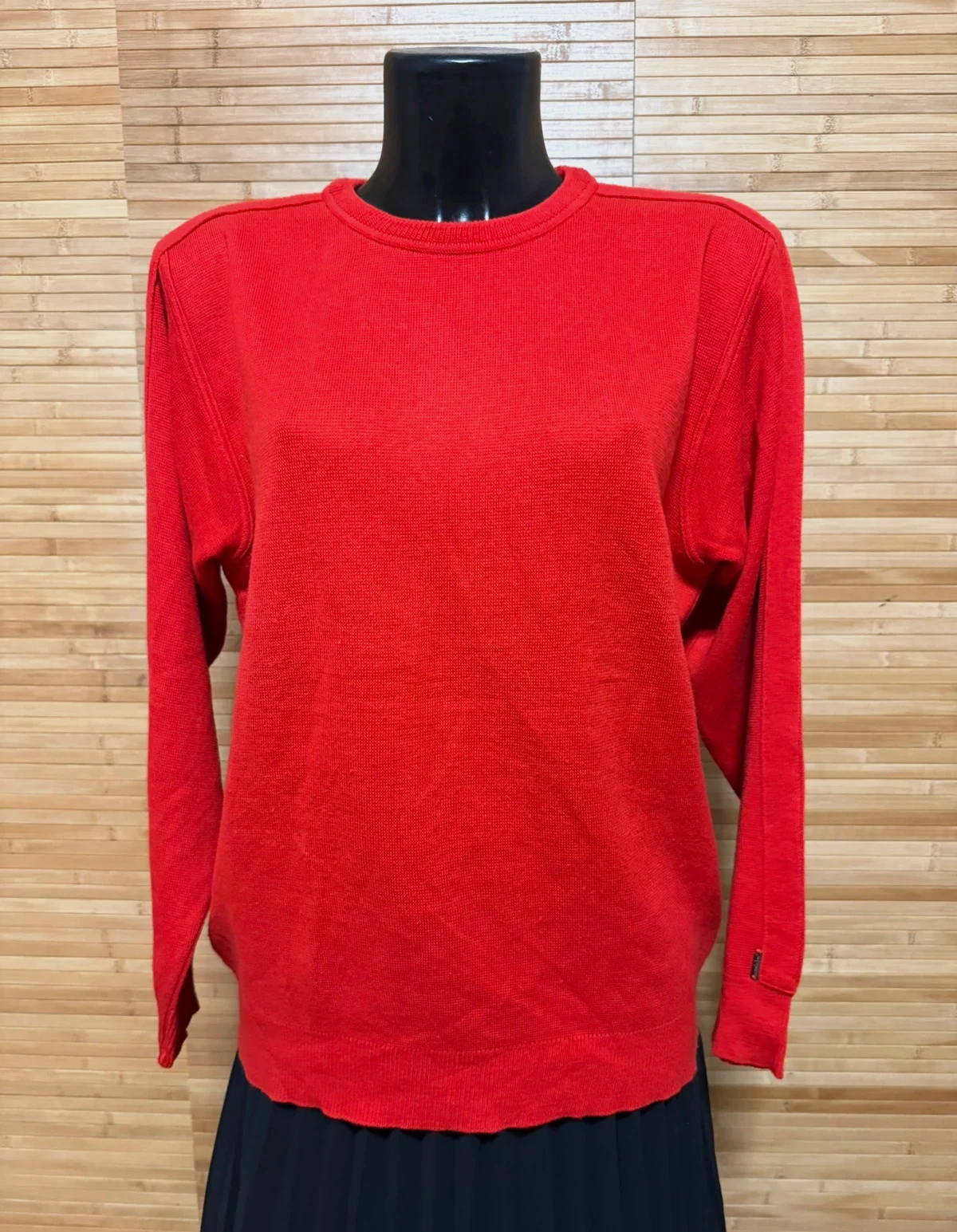 Jersey rojo 80% algodón de carlo colucci talla 48 italiana 😍