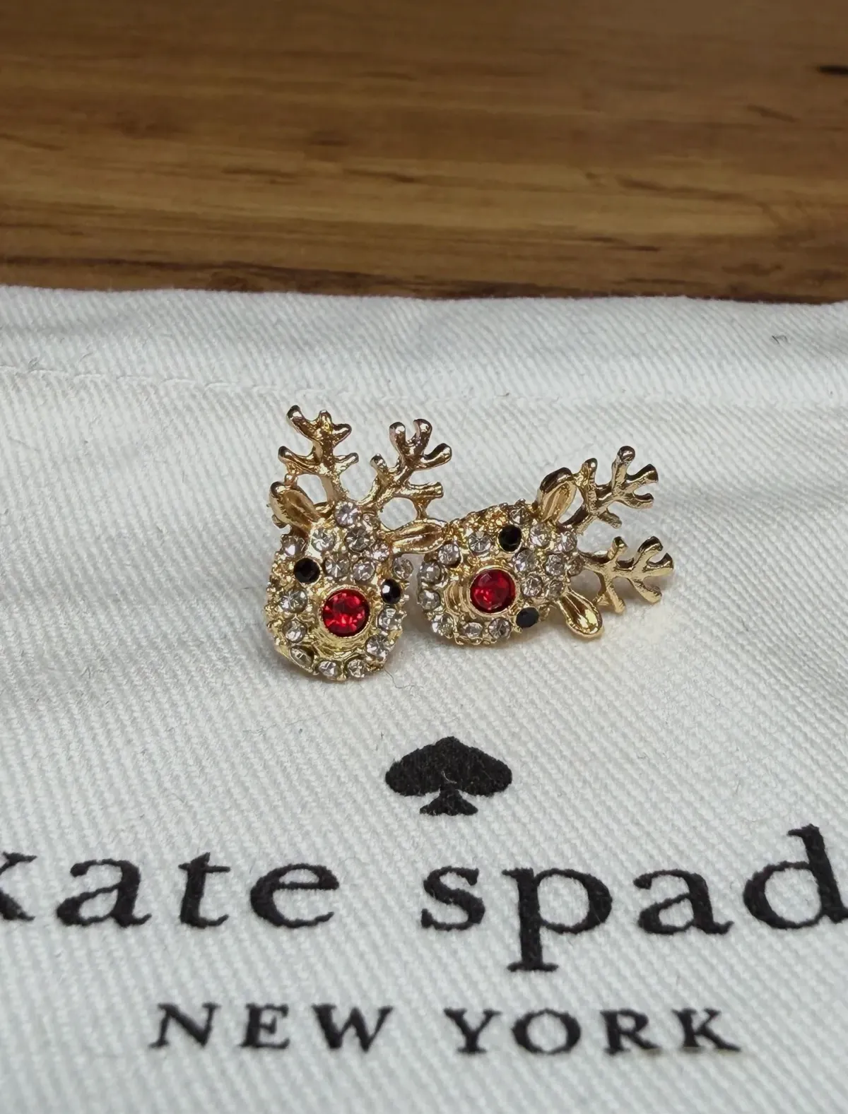 Boucles d'oreilles renne Kate Spade New York – Kate Spade – doré – taille Taille unique 6